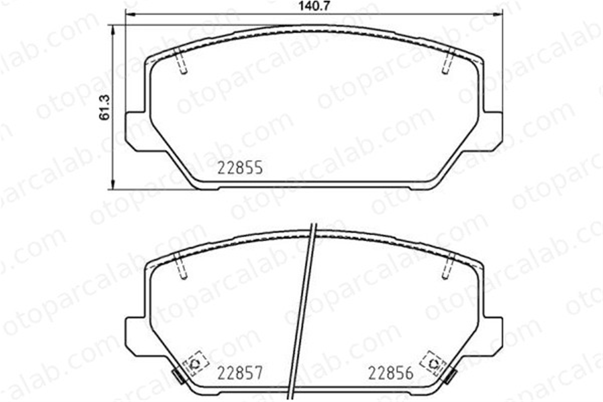 BREMBO P 30 102 Fren Disk Balata Ön HYUNDAI i30 FASTBACK SANTA FE IV 58101D4A80 58101G8A30
