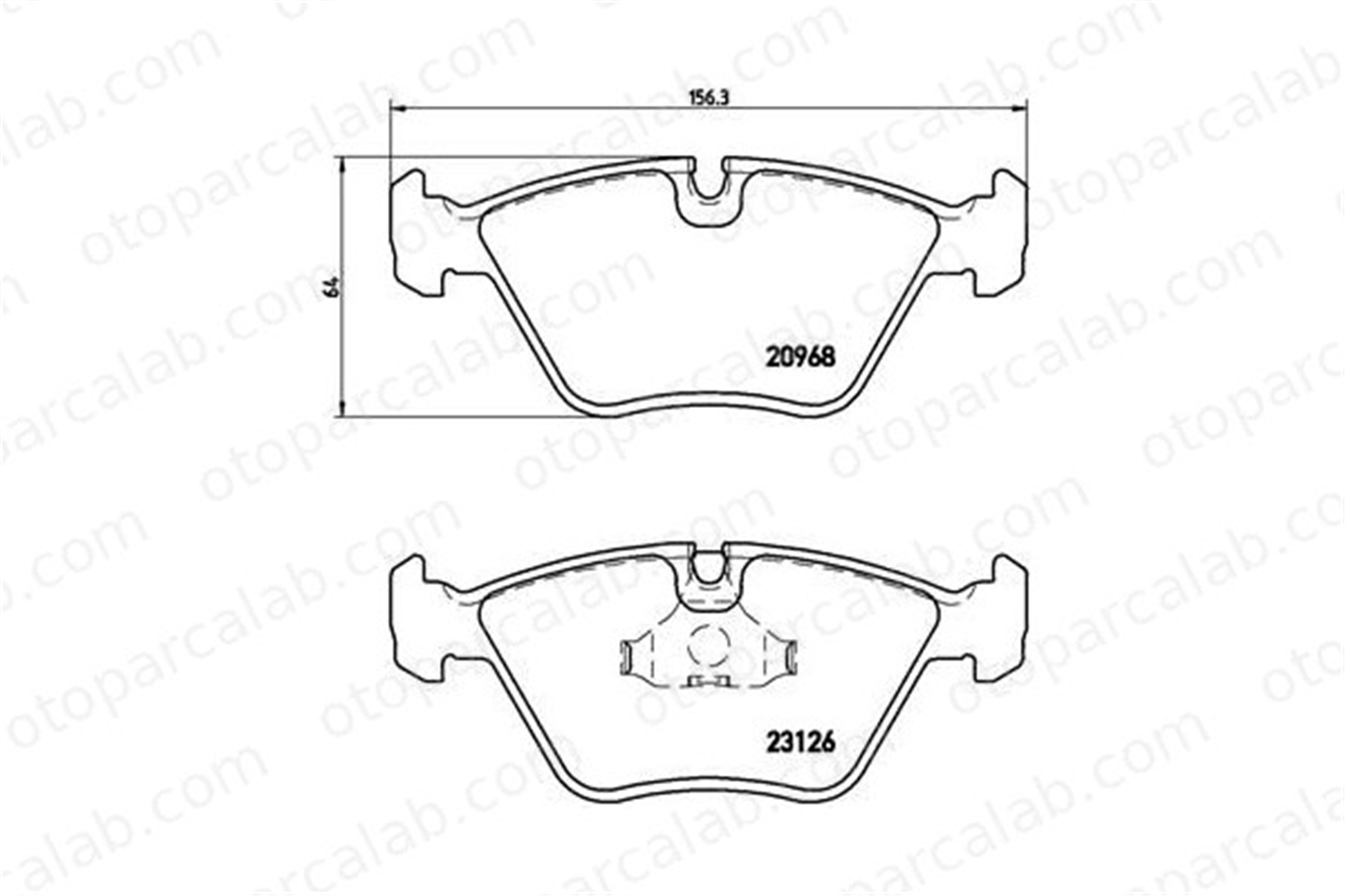 BREMBO P 36 007 Fren Disk Balata Ön JAGUAR XJ XJ Coupe JLM21917 JLM001829