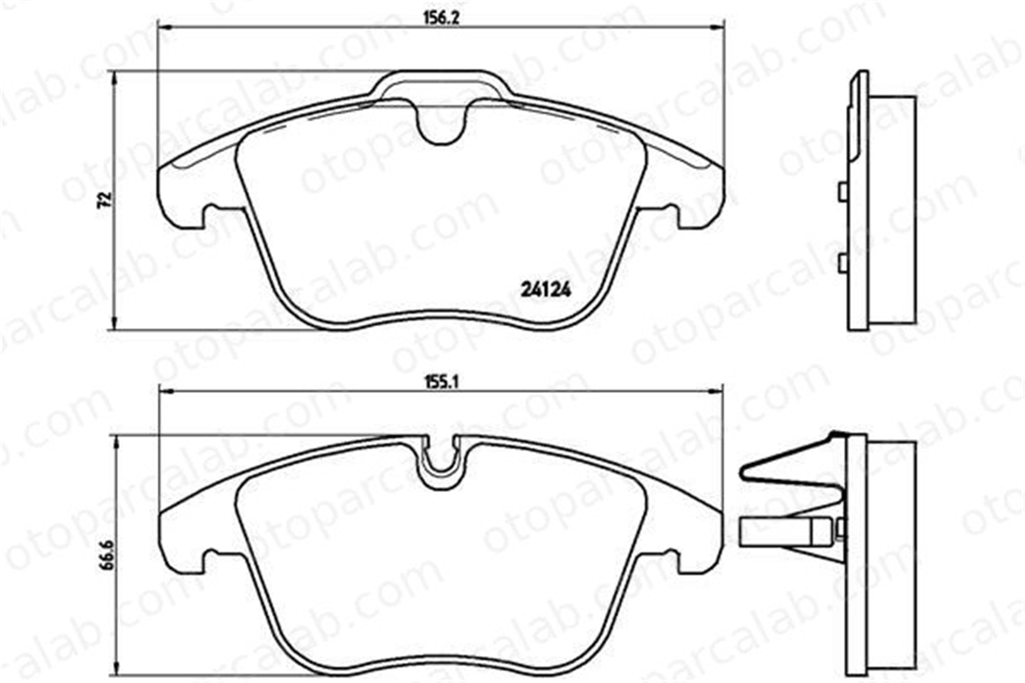 BREMBO P 36 022 Fren Disk Balata Ön JAGUAR XF I XJ C2C42014 C2C039929