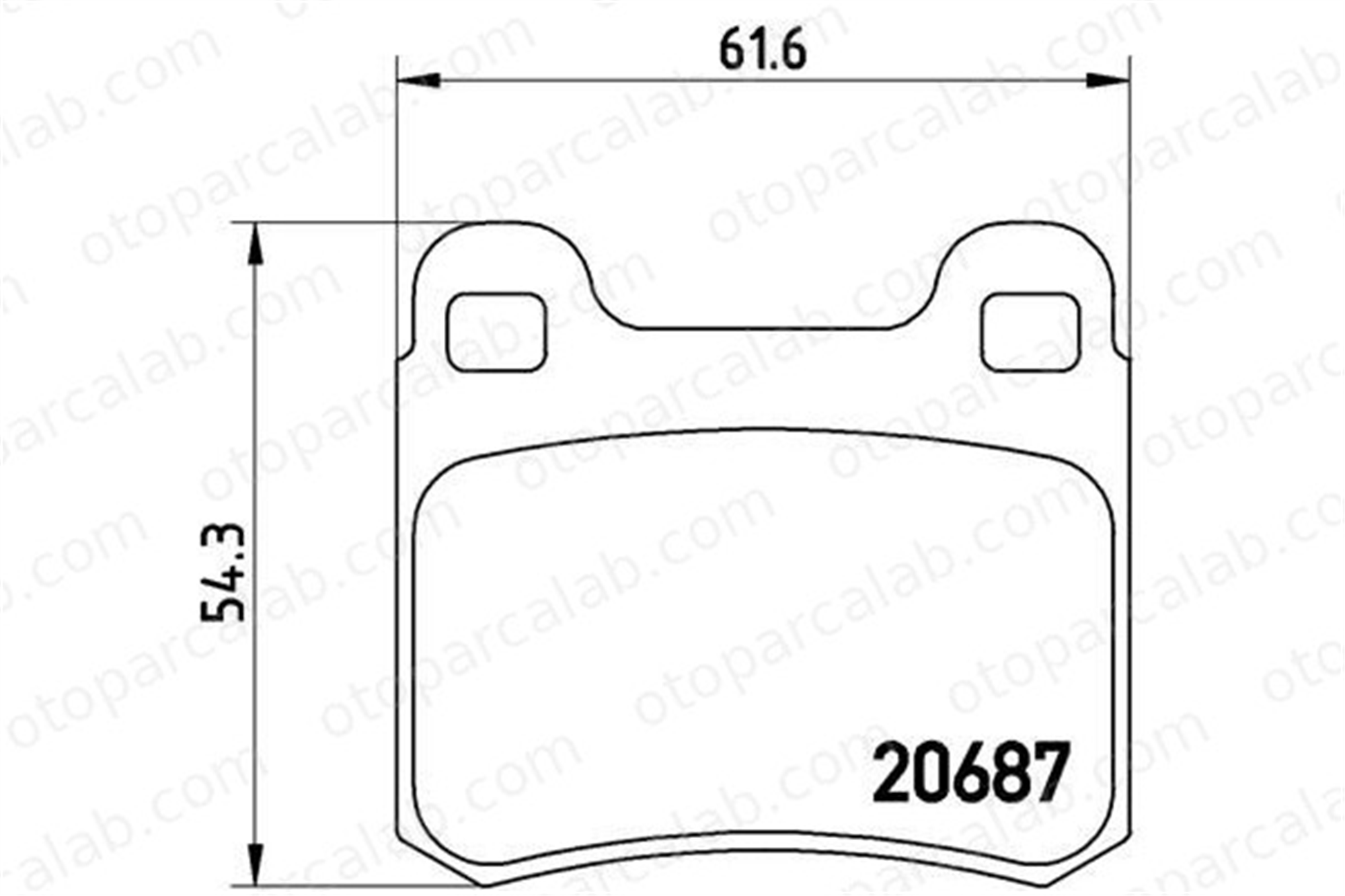 BREMBO P 50 007 Fren Disk Balata Arka MERCEDES-BENZ 190 A0014200120 4200120