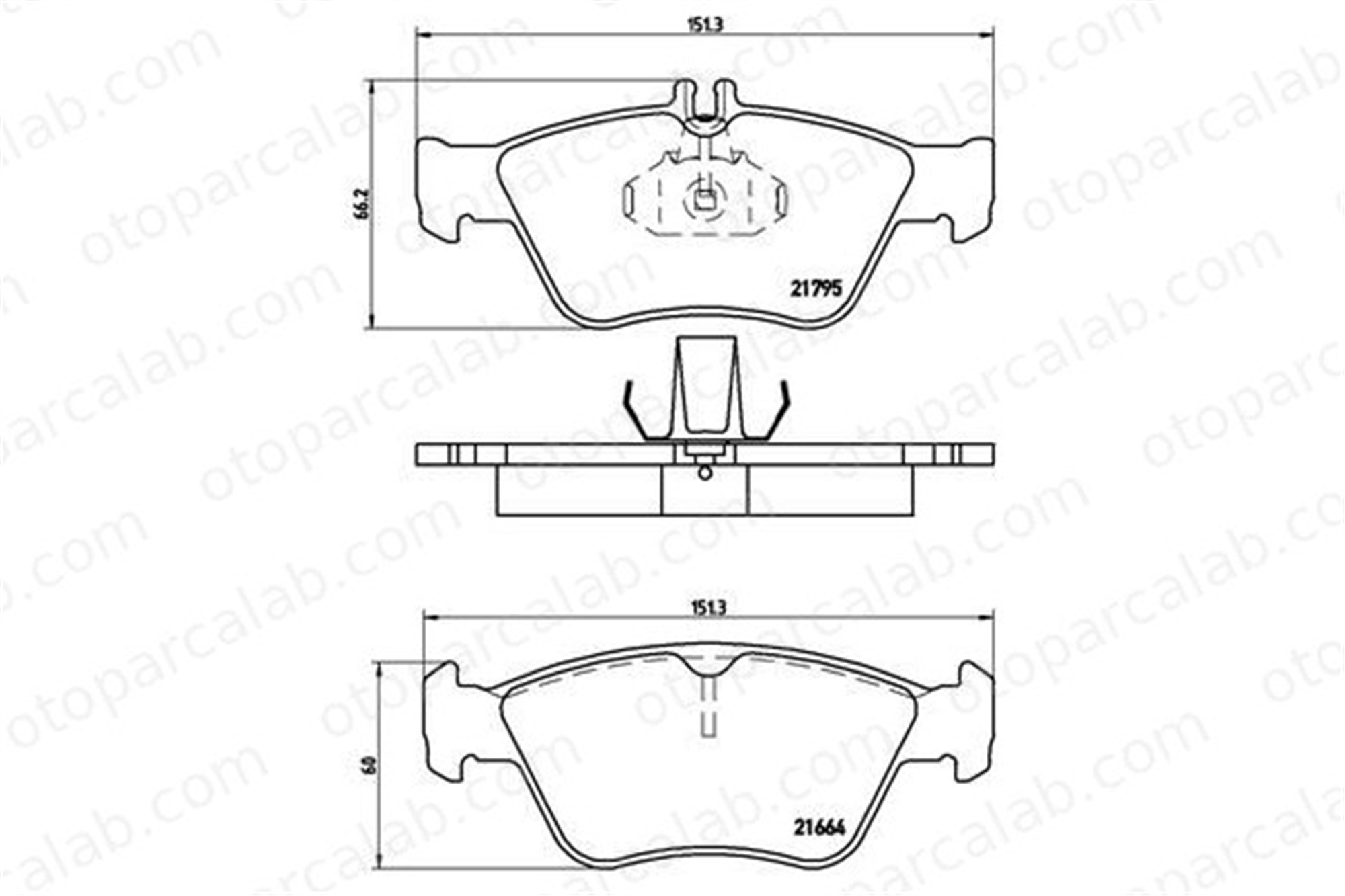 BREMBO P 50 023 Fren Disk Balata Ön MERCEDES-BENZ E-SERISI E-SERISI T-Model A0054204720 24204420