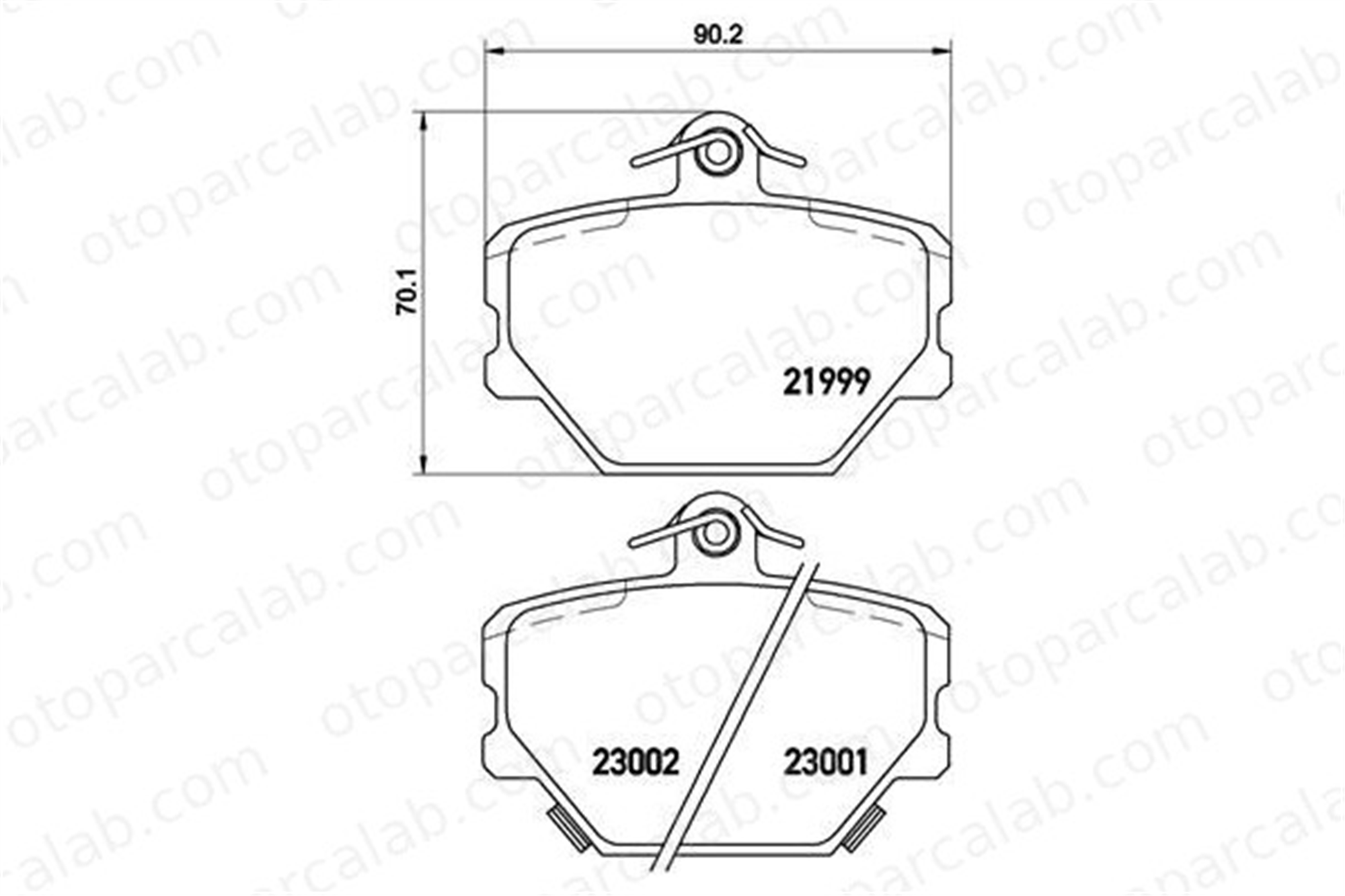 BREMBO P 50 038 Fren Disk Balata Ön SMART FORTWO Coupe FORTWO Cabrio A4514210110 1431V0030000