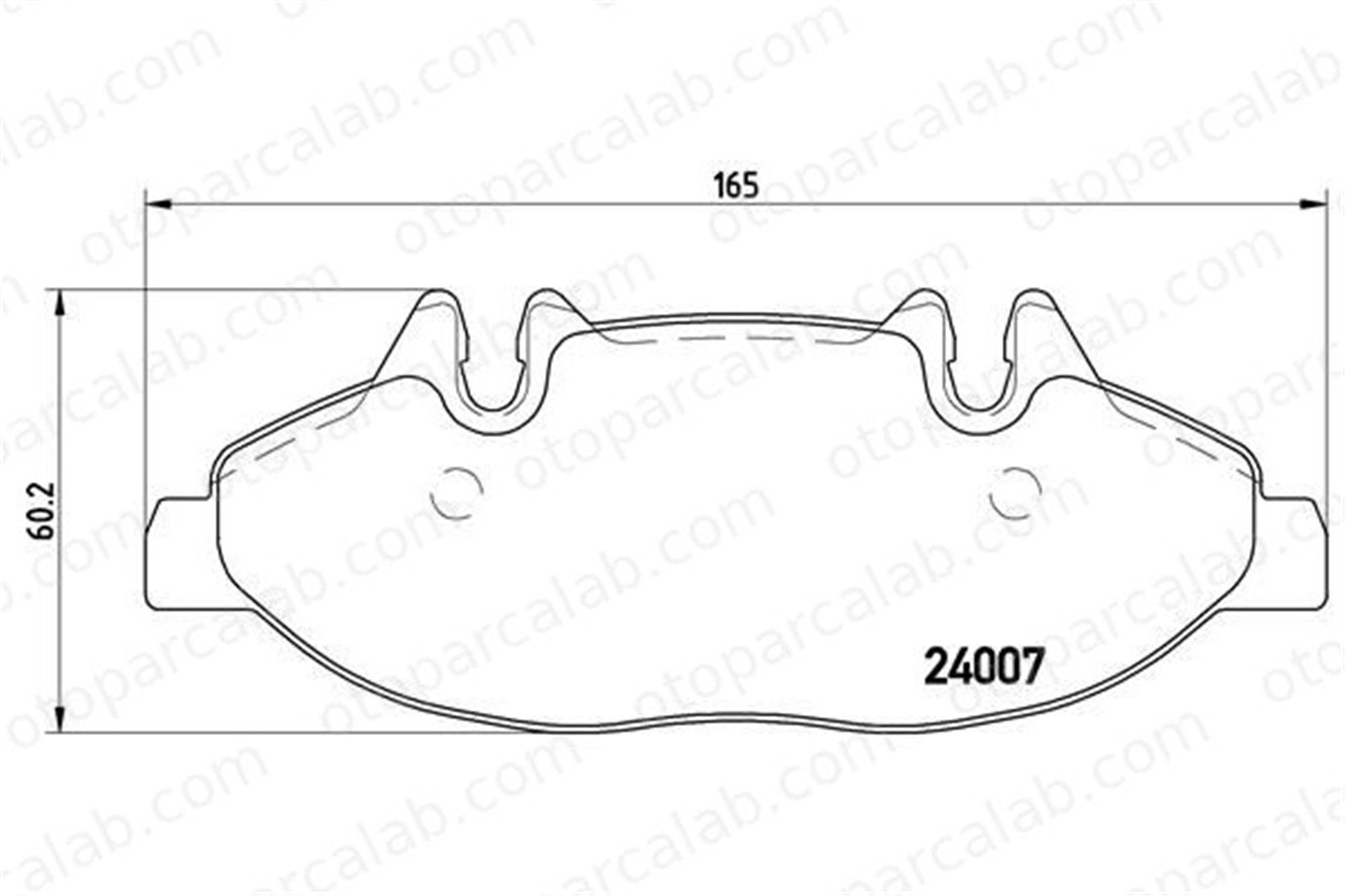 BREMBO P 50 050 Fren Disk Balata Ön MERCEDES-BENZ VITO Minibüs/Otobüs VITO / MIXTO Panelvan/Van A6394200100 4216110