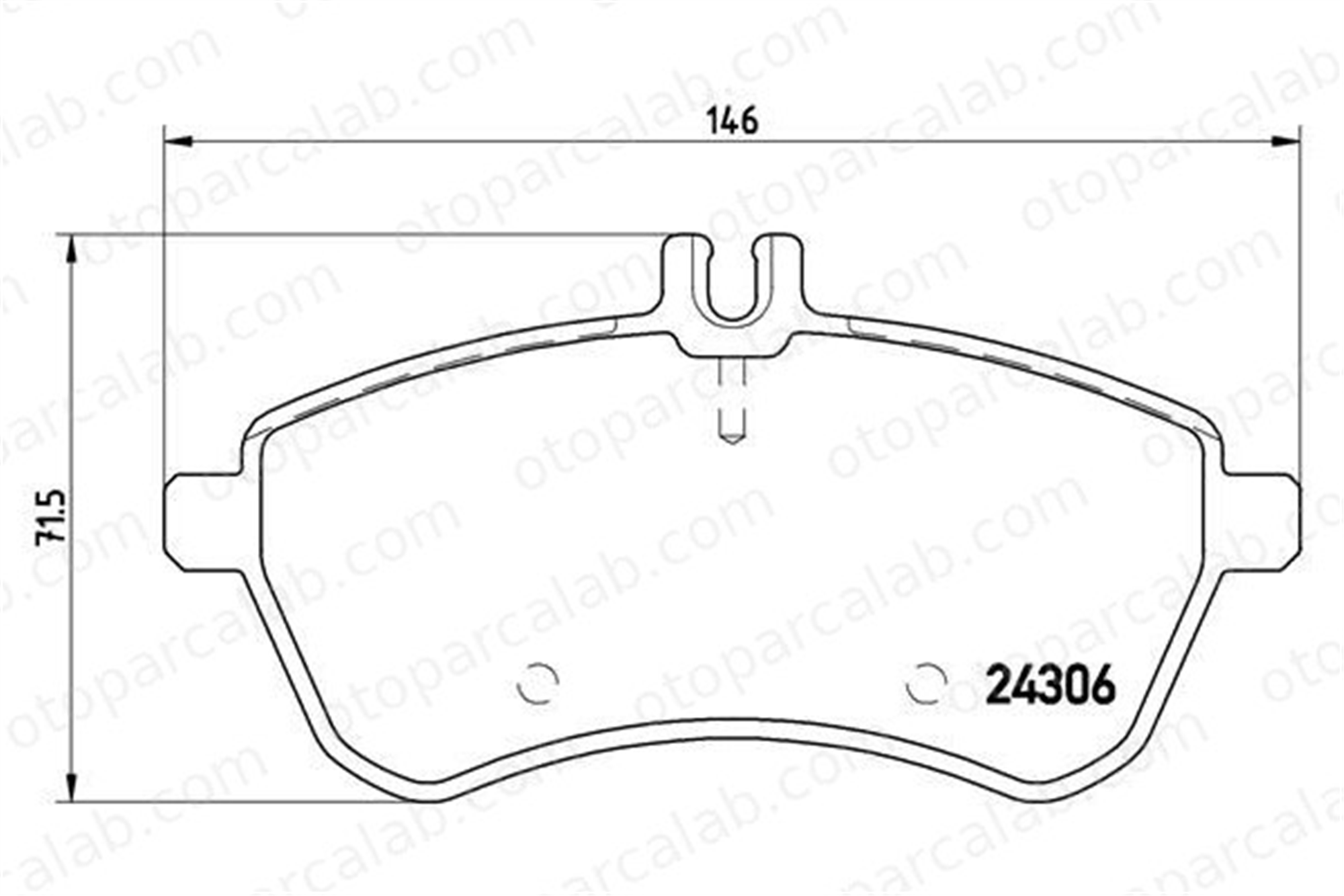 BREMBO P 50 067 Fren Disk Balata Ön MERCEDES-BENZ C-SERISI C-SERISI T-Model A0004208504 4200305