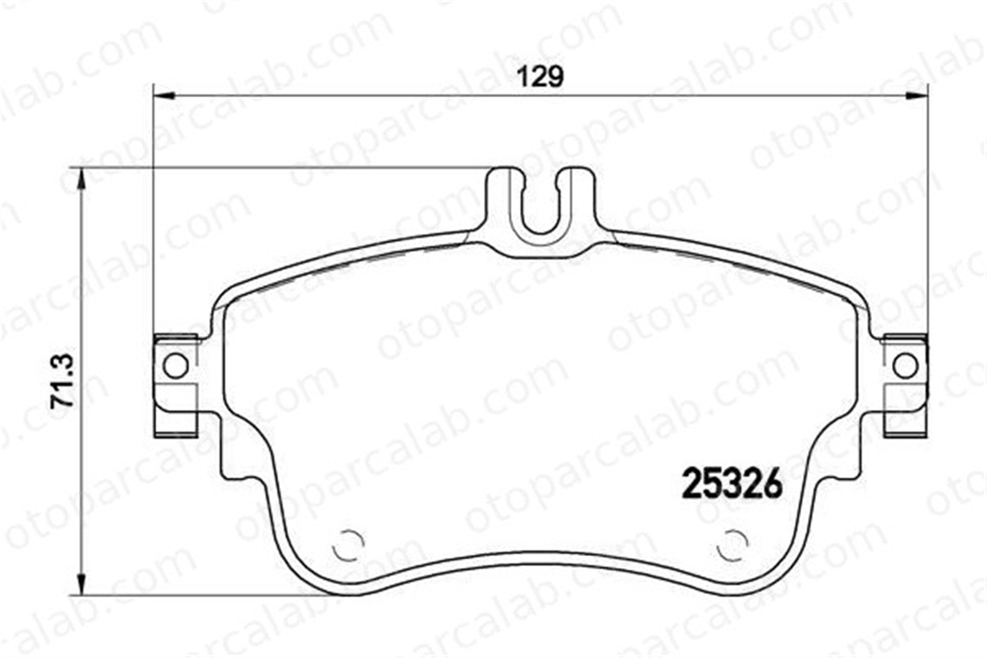 BREMBO P 50 094 Fren Disk Balata Ön MERCEDES-BENZ B-SERISI Sports Tourer A-SERISI A0084200420 4201405