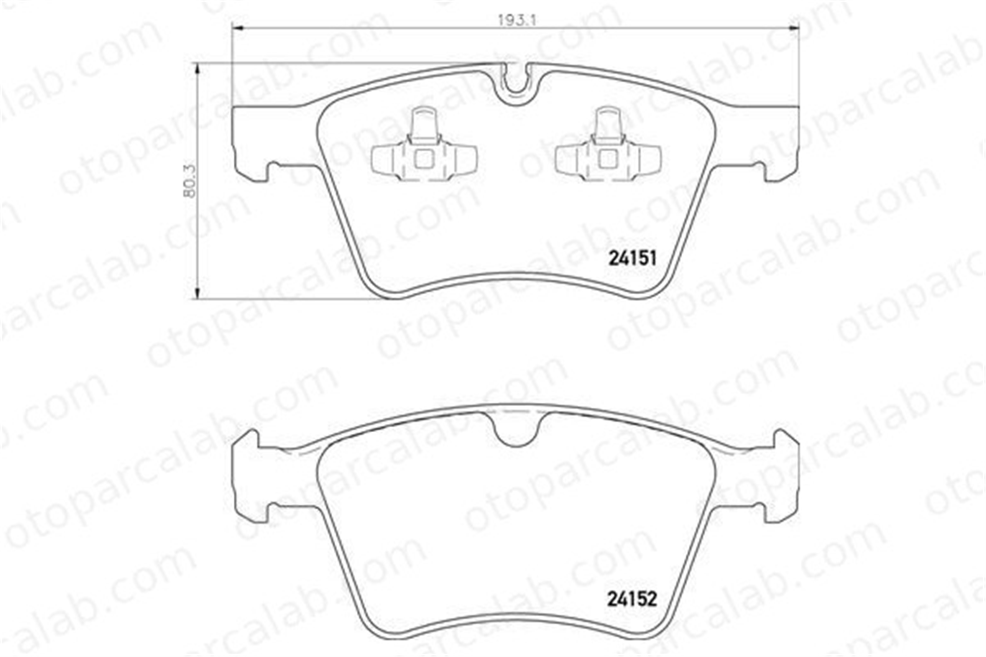 BREMBO P 50 115 Fren Disk Balata Ön MERCEDES-BENZ GL-SERISI R-SERISI A0004207204 1644201320