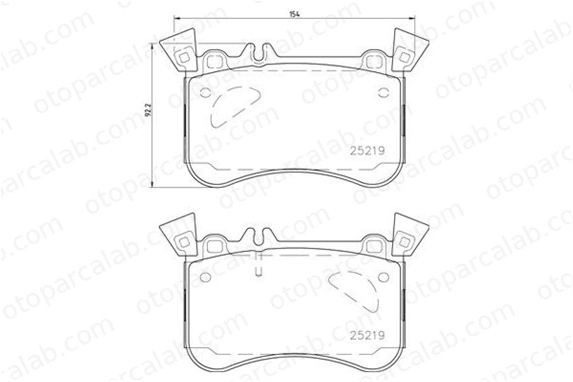 BREMBO P 50 121 Fren Disk Balata Ön MERCEDES-BENZ A-SERISI CLA Coupe A0004206804 4204100