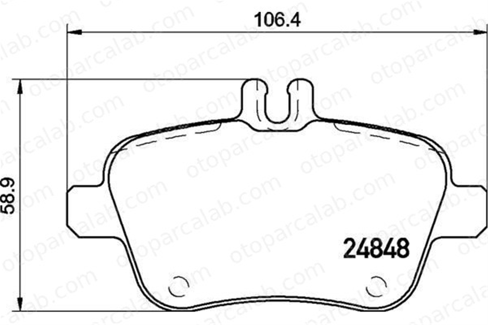 BREMBO P 50 135 Fren Disk Balata Arka MERCEDES-BENZ CLA Coupe CLA Shooting Brake P50135 440605DA0C