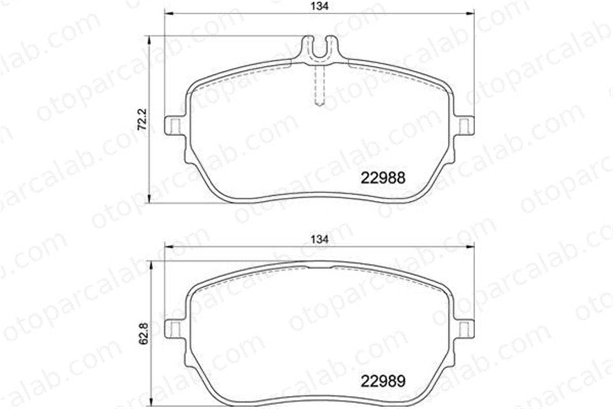 BREMBO P 50 146 Fren Disk Balata Ön MERCEDES-BENZ B-SERISI Sports Tourer A-SERISI A0004205103 4205103