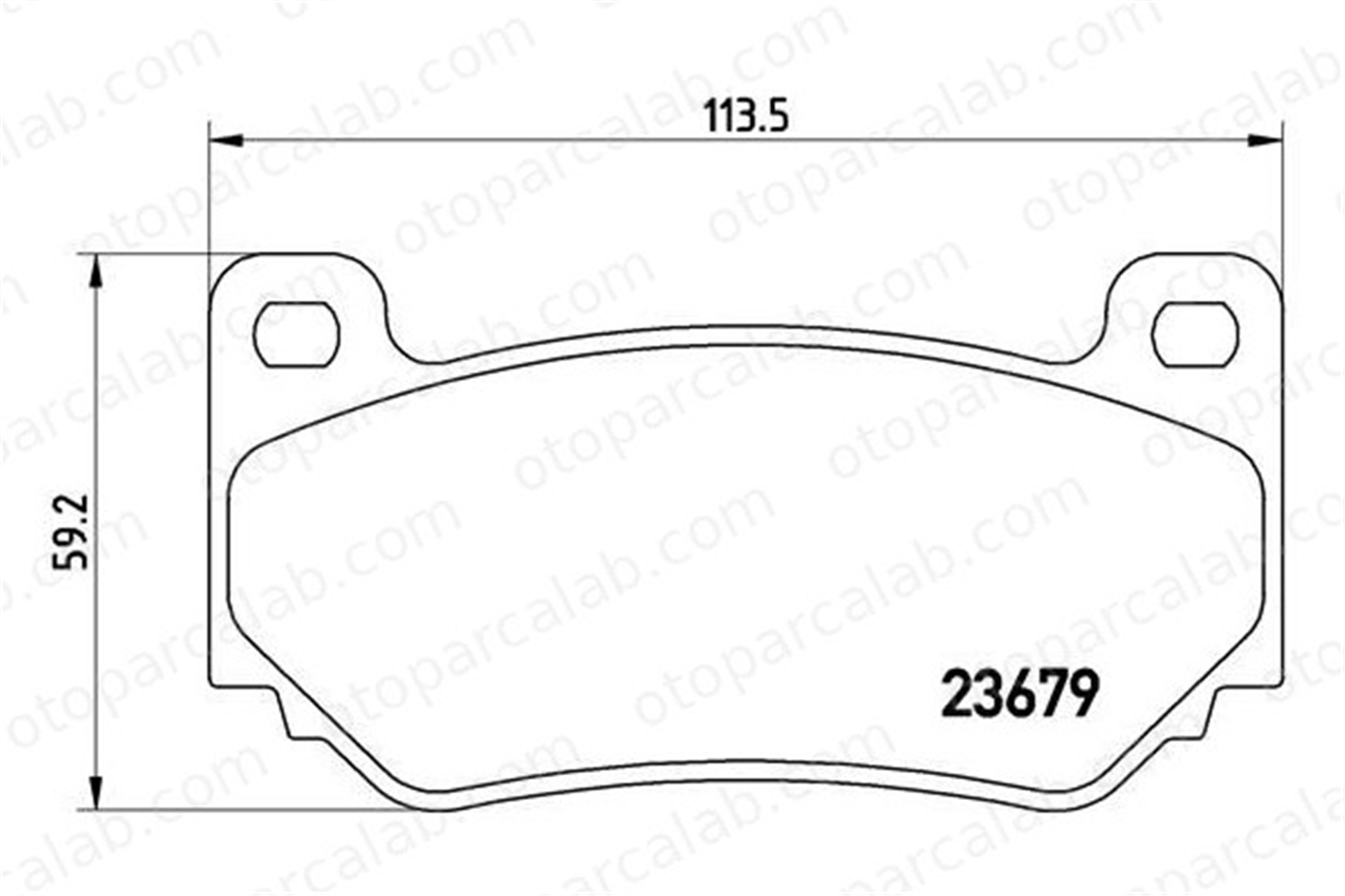 BREMBO P 52 018 Fren Disk Balata Ön MG MG TF MGF SFP000310 CP760010
