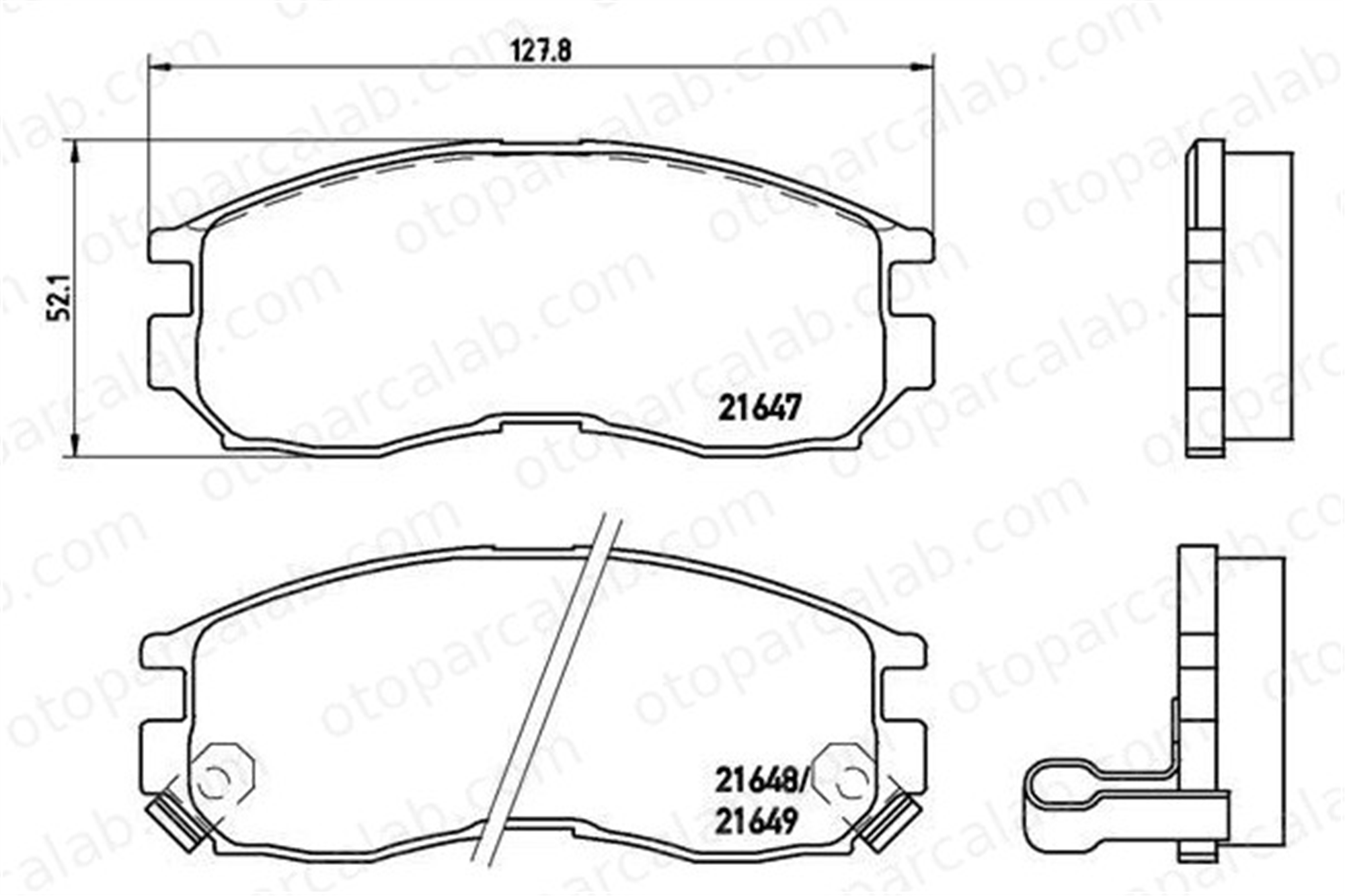 BREMBO P 54 014 Fren Disk Balata Ön MITSUBISHI GALANT VI Sedan GALANT VI MB858375 4615A069