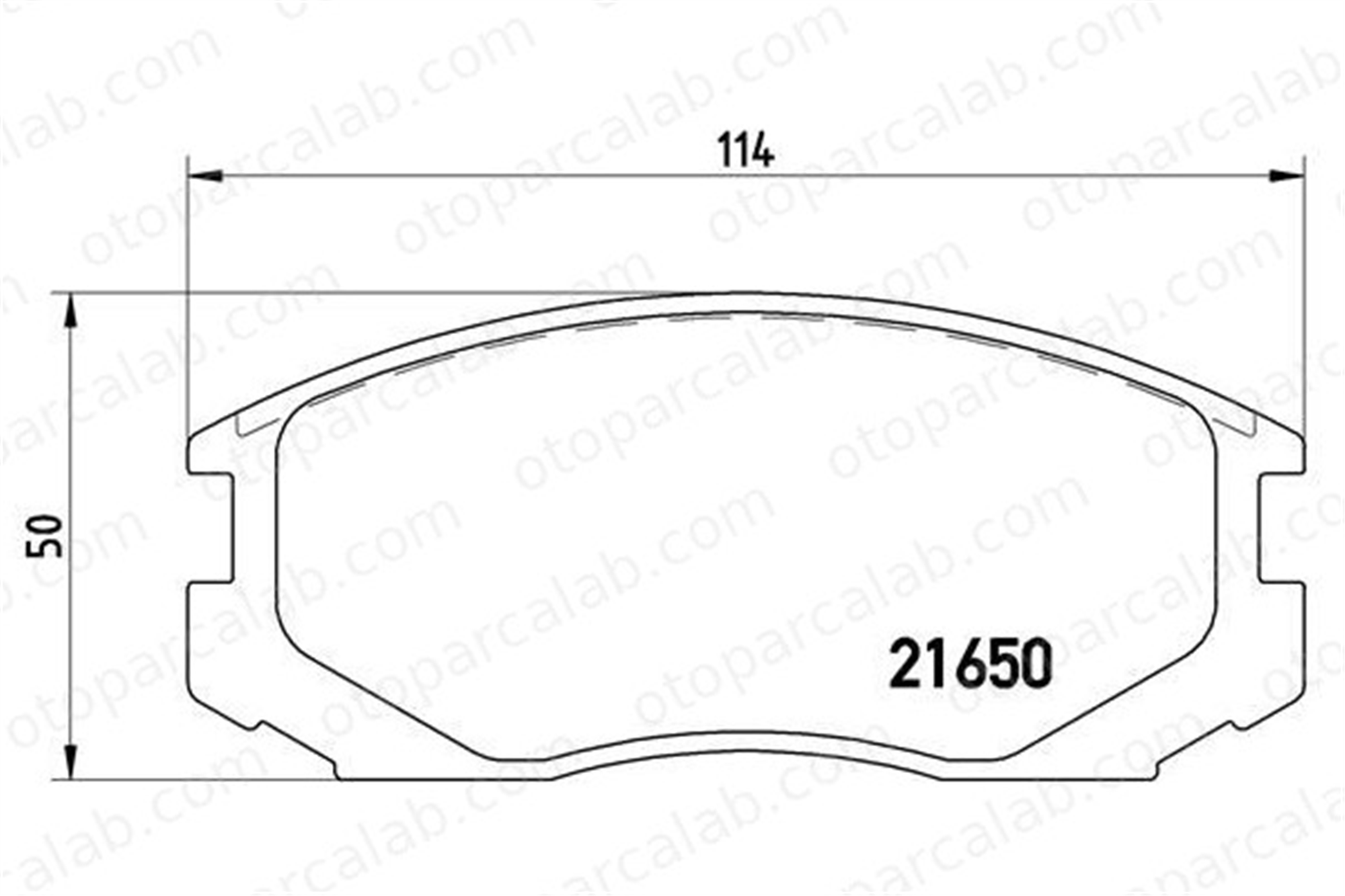 BREMBO P 54 015 Fren Disk Balata Ön DAIHATSU TERIOS MITSUBISHI LANCER IV Hatchback MZ690330 MB928641