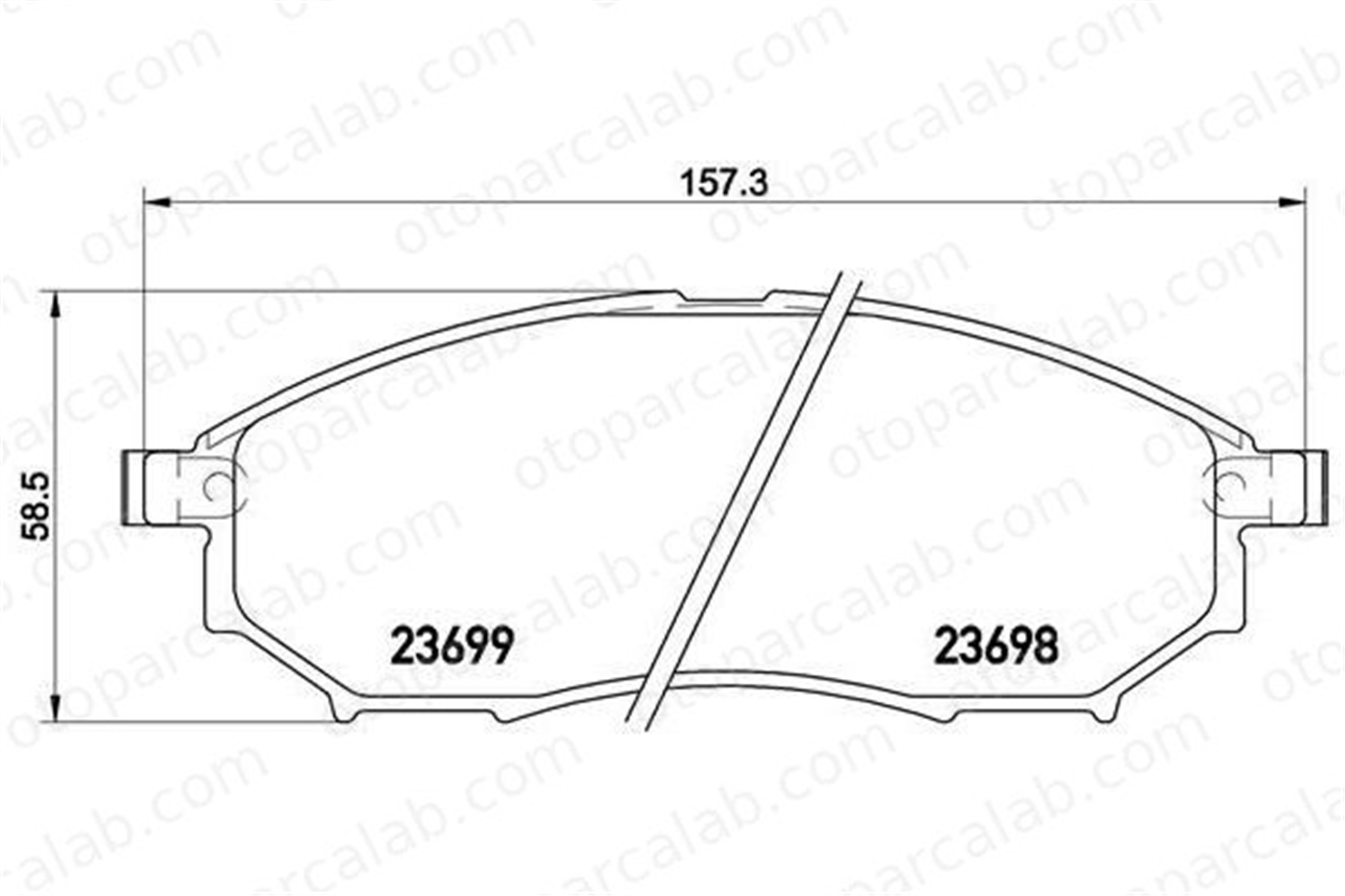 BREMBO P 56 094 Fren Disk Balata Ön NISSAN PATHFINDER III INFINITI M D10601NC0C 41060AT0J