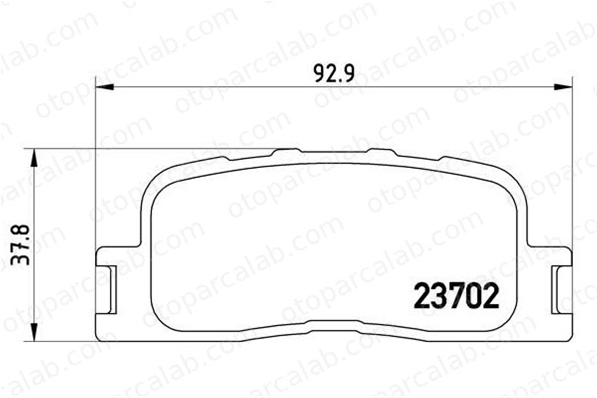 BREMBO P 83 088 Fren Disk Balata Arka TOYOTA CAMRY Sedan CHERY A5 446606010 A213501090
