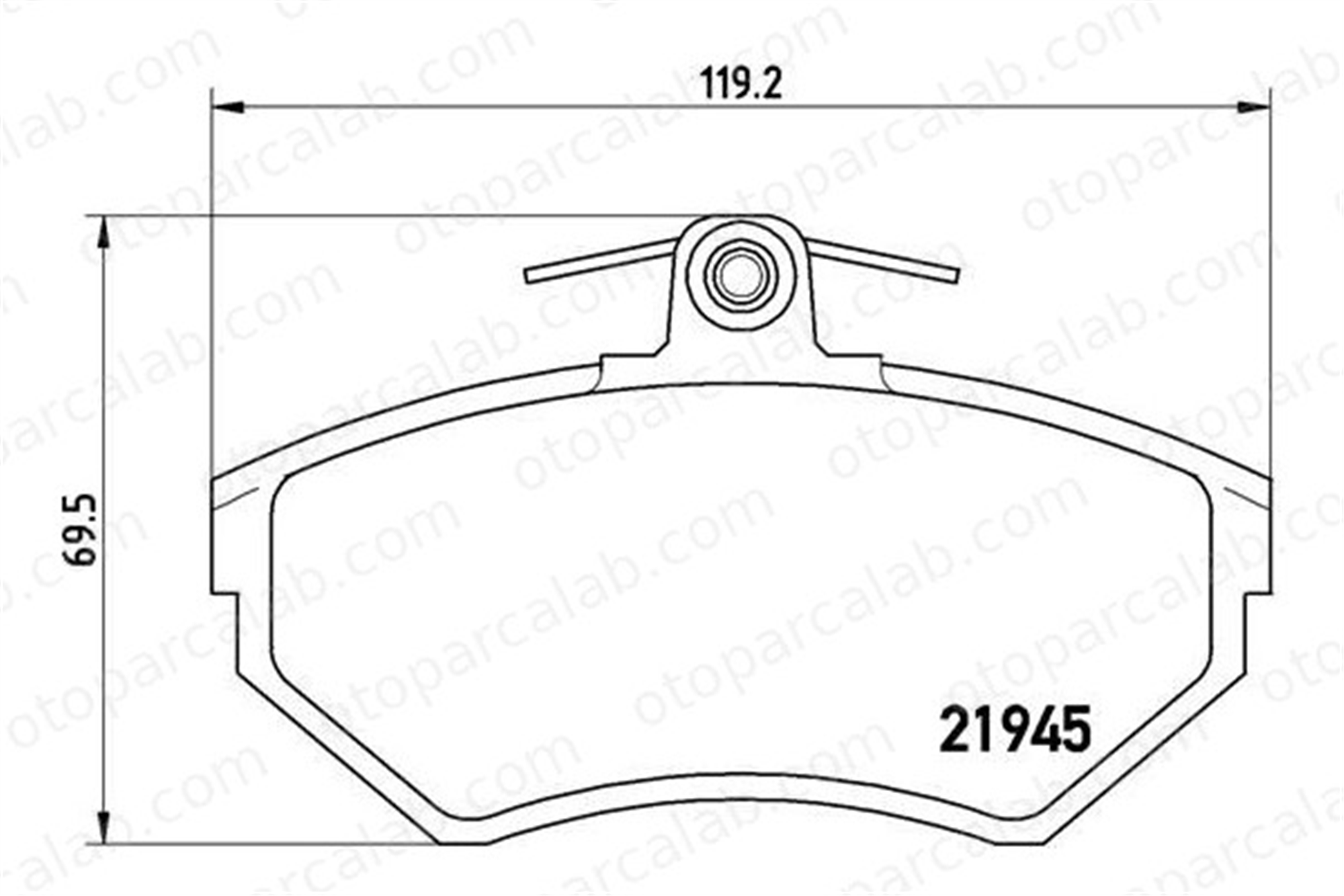 BREMBO P 85 032 Fren Disk Balata Ön VW GOLF III GOLF III Variant 6N0698151B 1HM698151A