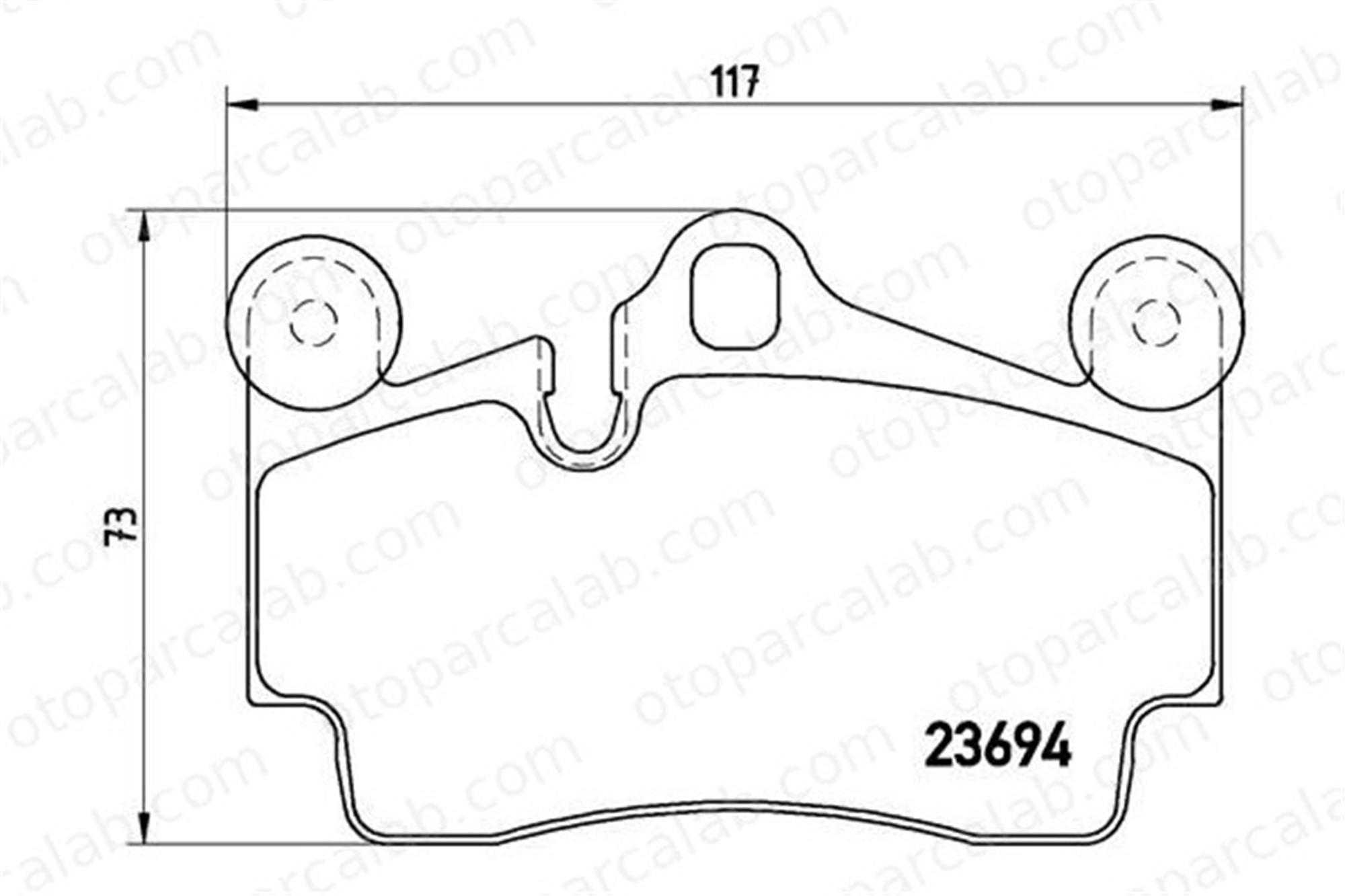 BREMBO P 85 070 Fren Disk Balata Arka AUDI Q7 PORSCHE CAYENNE 7L0698451B 7L6698451D