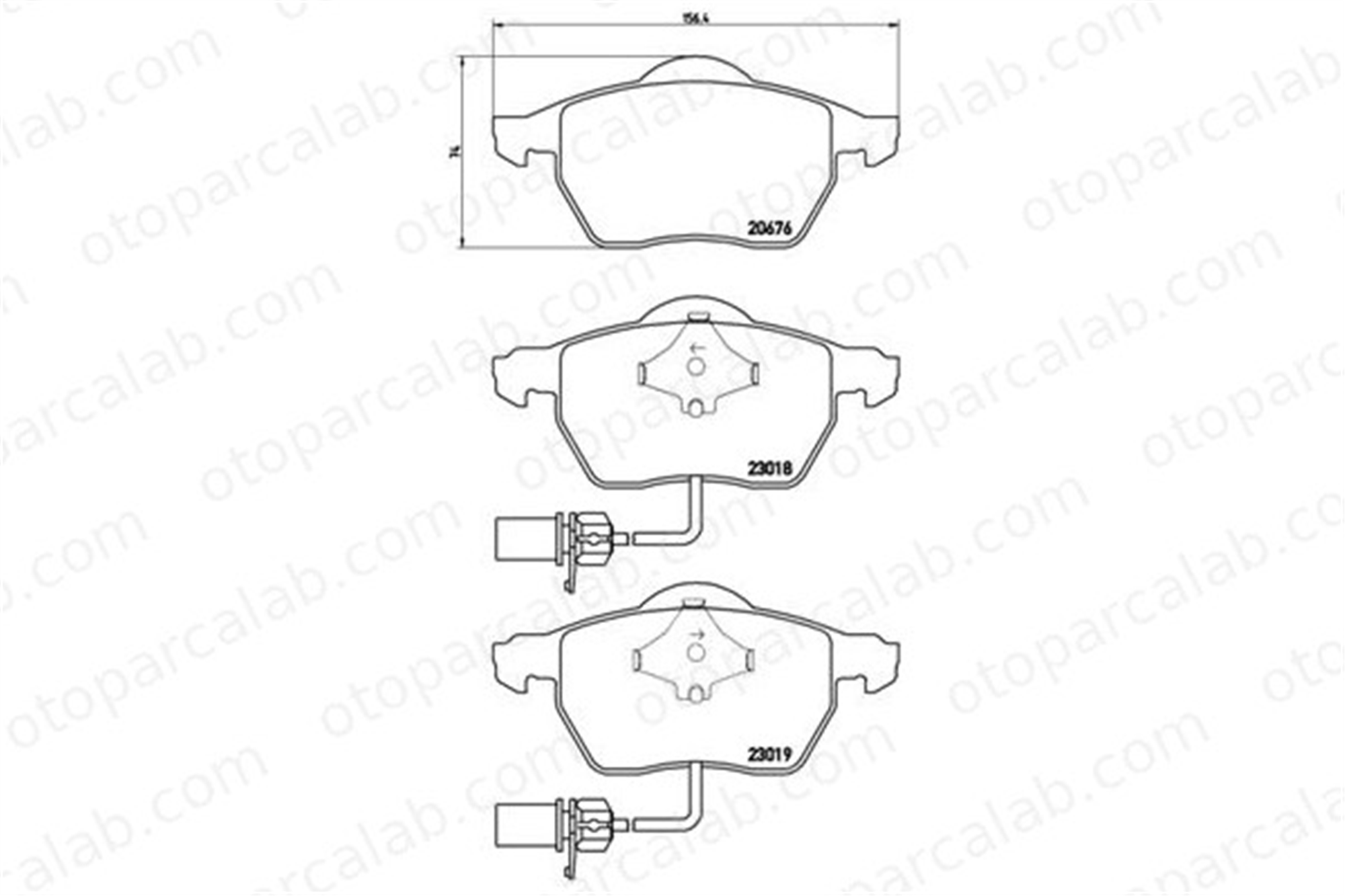 BREMBO P 85 085X Fren Disk Balata Ön AUDI A6 C5 Avant A6 C5 4B0698151E 8E0698151J
