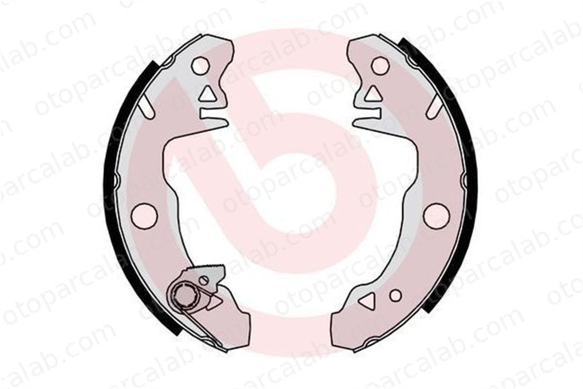 BREMBO S 68 509 El Fren Balatası RENAULT 5 CITROËN VISA 423846 7701200962