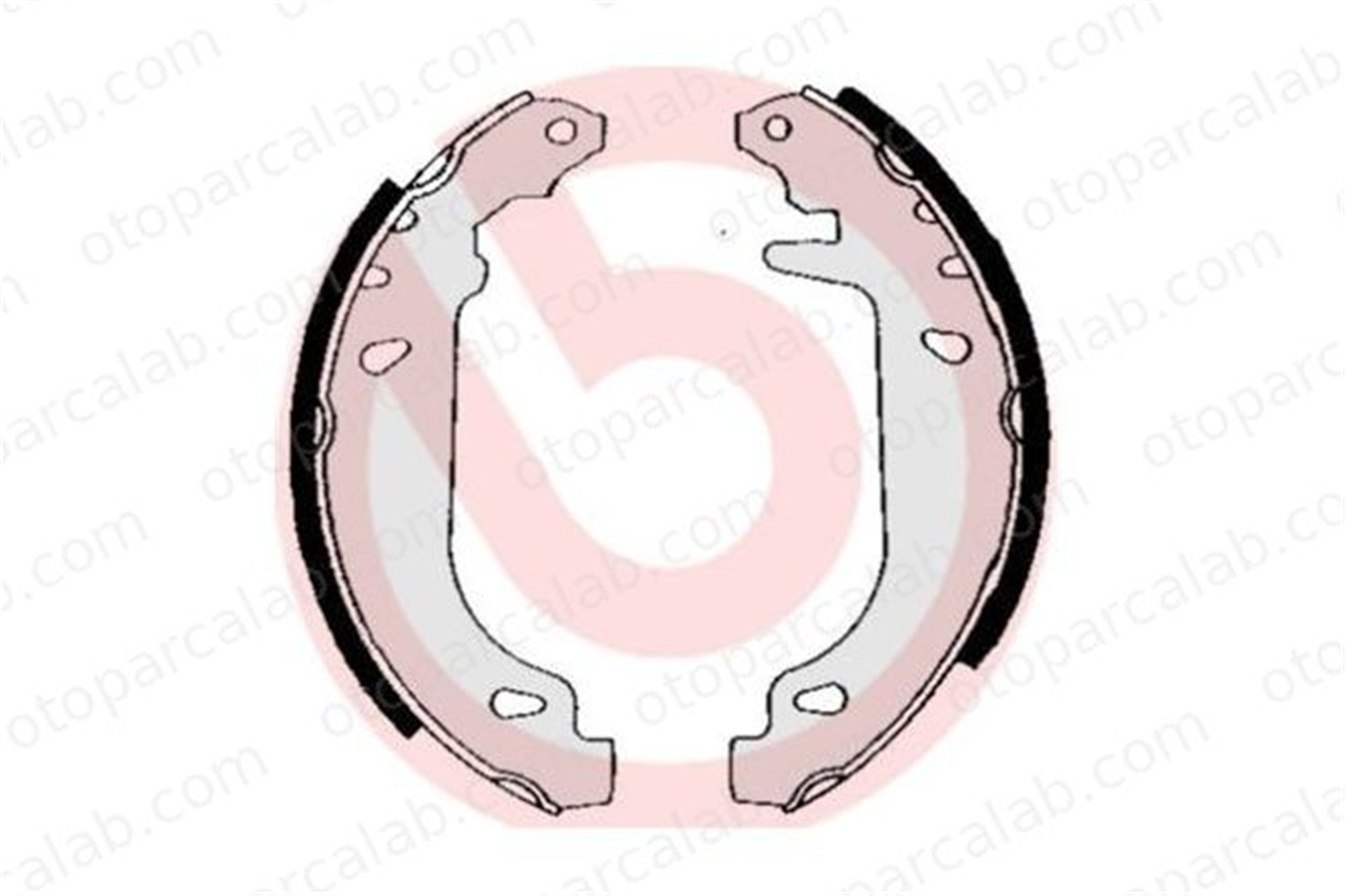 BREMBO S 68 520 Fren Pabuçlu Balata Arka RENAULT 19 II Chamade CLIO I 7701202820 7701202542