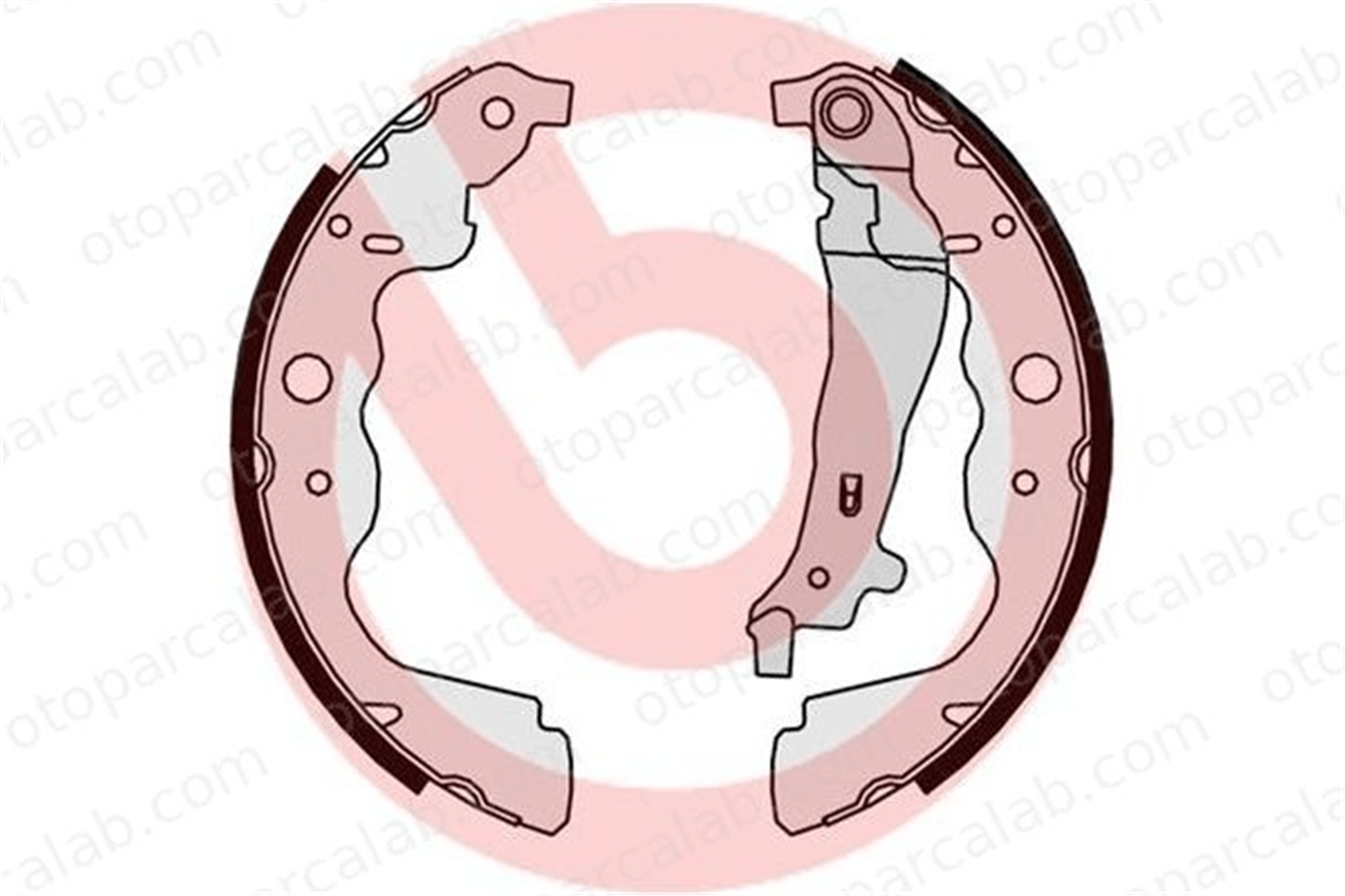 BREMBO S 68 546 Fren Pabuçlu Balata Arka DACIA DUSTER RENAULT KANGOO / GRAND KANGOO II A4154200220 6001549703