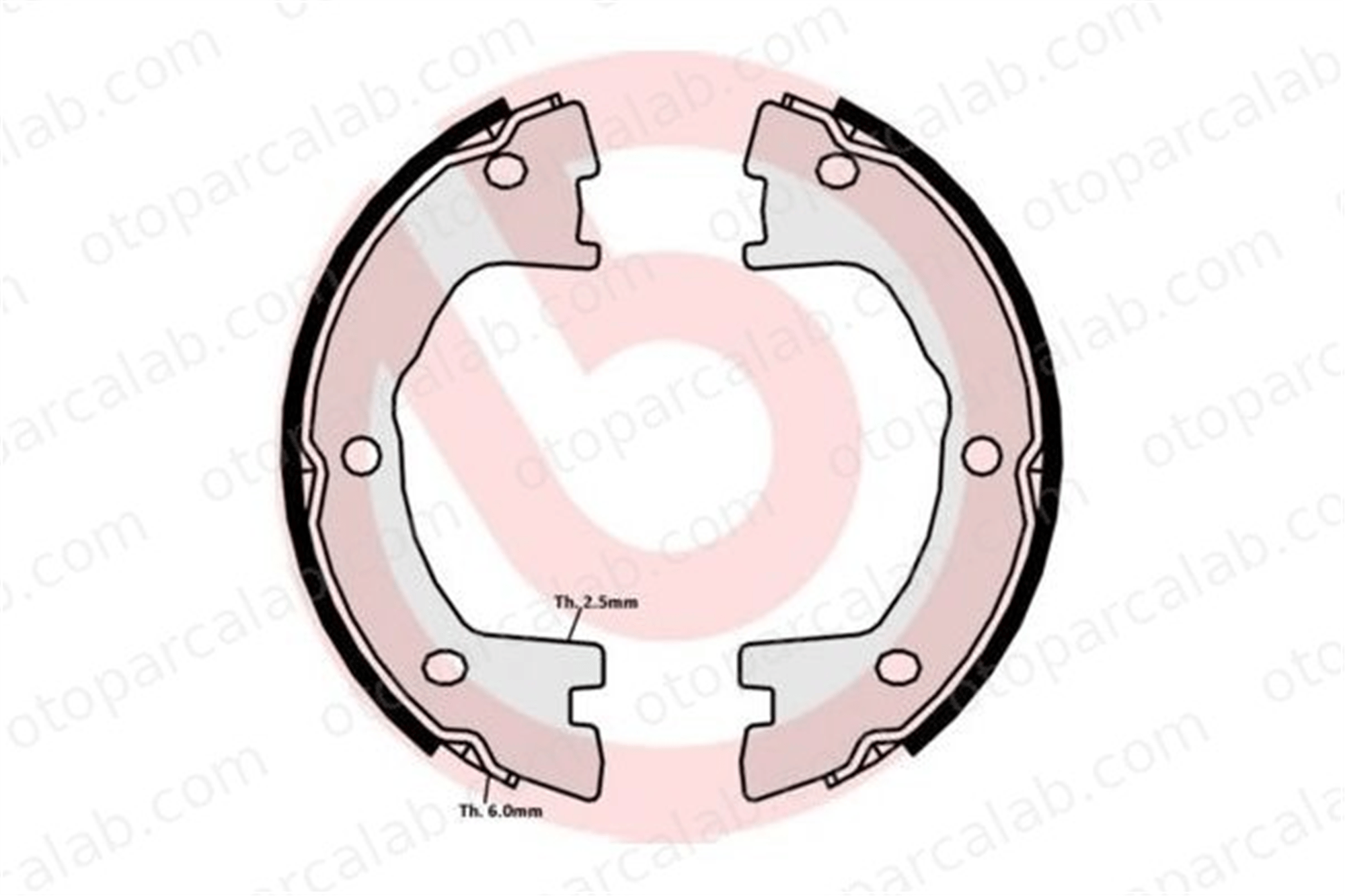 BREMBO S A6 508 El Fren Balatası IVECO DAILY IV Platform şasi DAILY IV Panelvan/Van 2992568 2995758