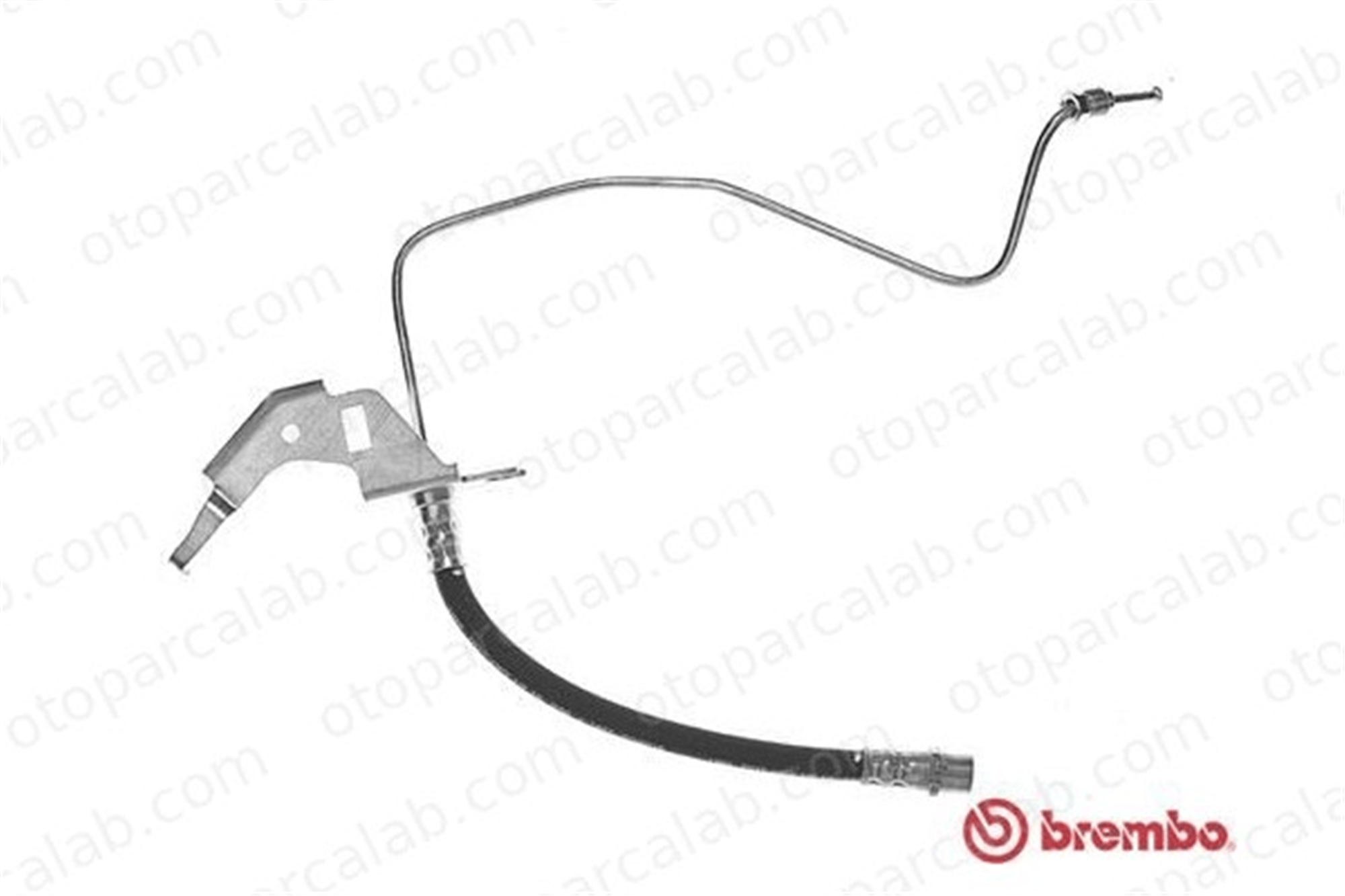 BREMBO T 59 074 Fren Hortumu Arka Sol OPEL ASTRA G Station wagon ASTRA H 13334947 13116133