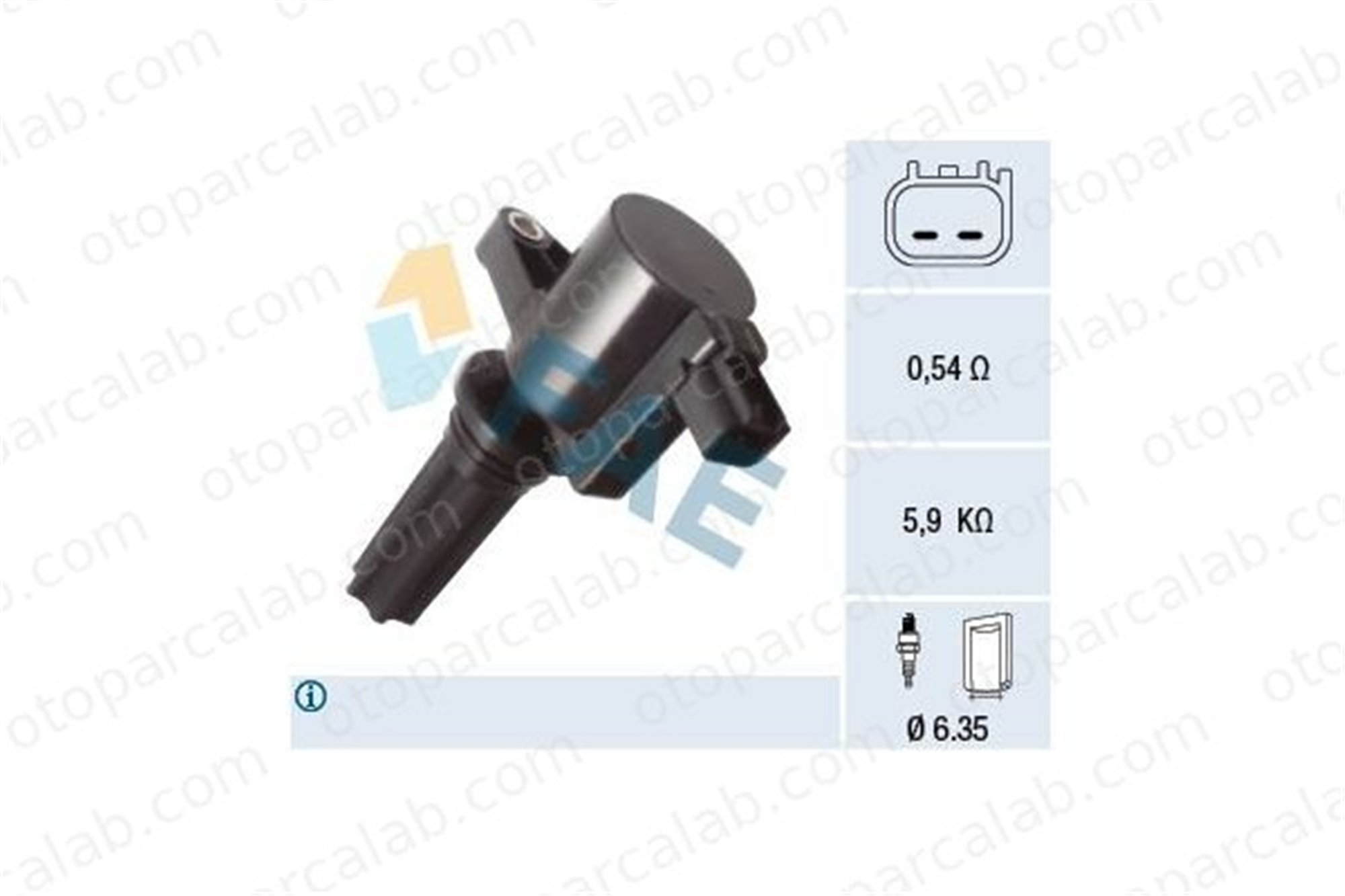 BREMI 20433 Ateşleme Bobini JAGUAR S-TYPE II C2S42751 2W4E12A366AC