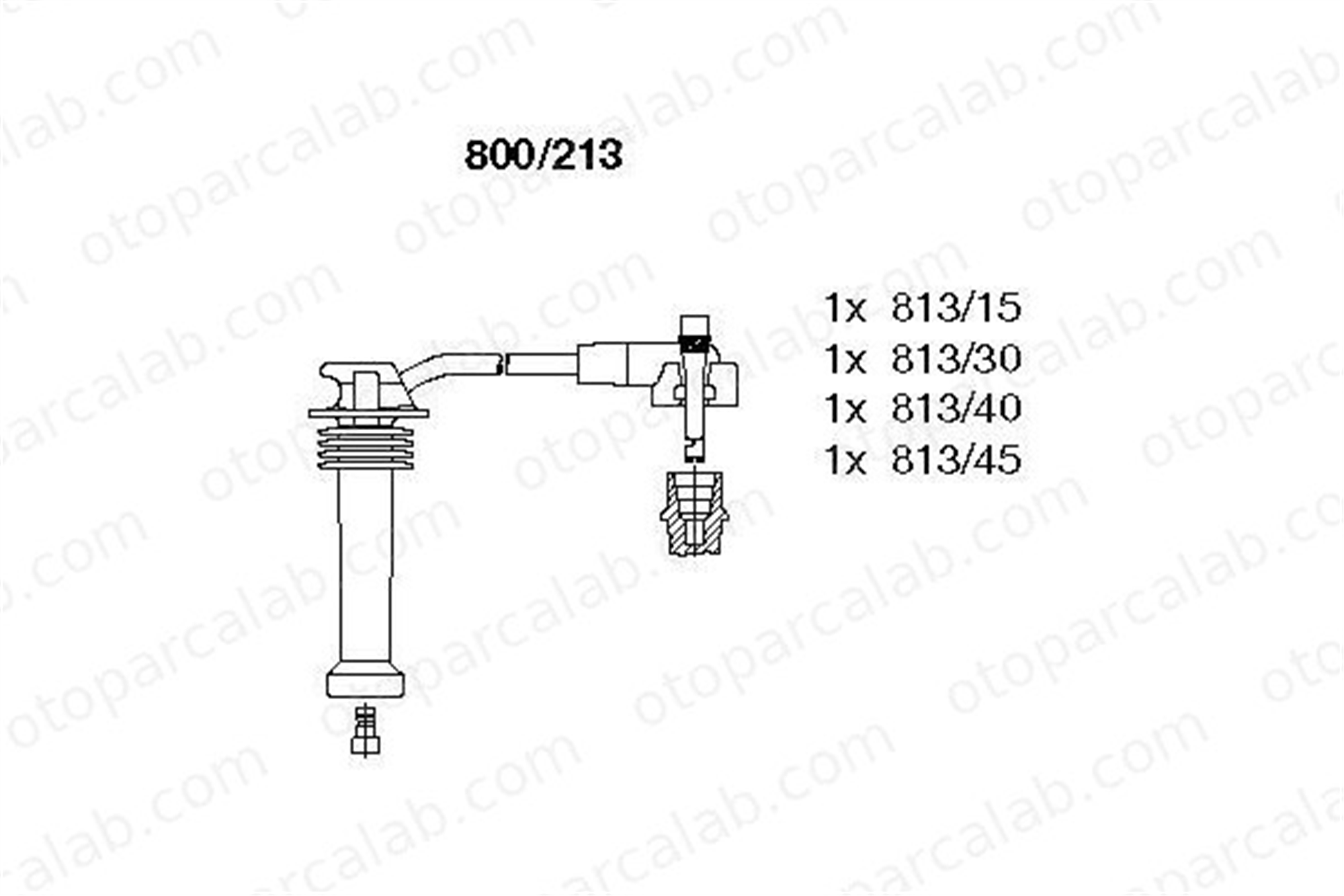 BREMI 800/213 Buji Kablosu FORD MONDEO I Turnier MONDEO I 97AX12280LC 1012436
