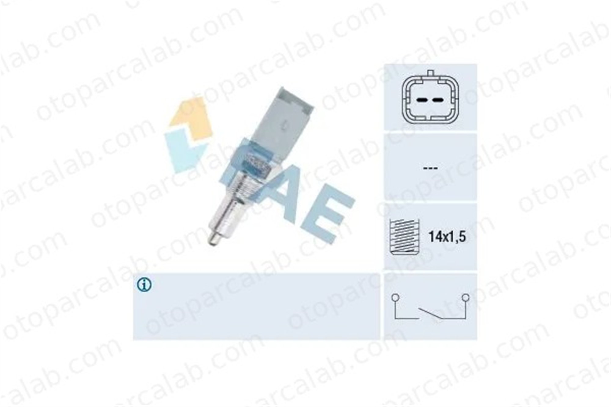 BRUCKE 2257.53B Geri Vites Müşürü FIAT DUCATO Panelvan/Van DUCATO Minibüs/Otobüs 225753 9662906780