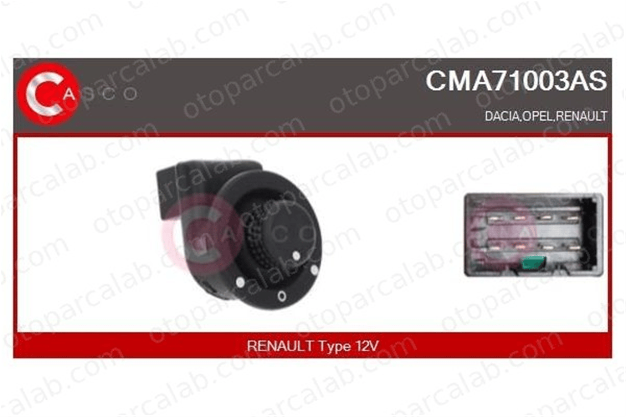 BRUCKE 8200214919 Ayna Kumanda Düğmesi OPEL MOVANO B Panelvan/Van MOVANO B Platform şasi 8200214919 255704649R