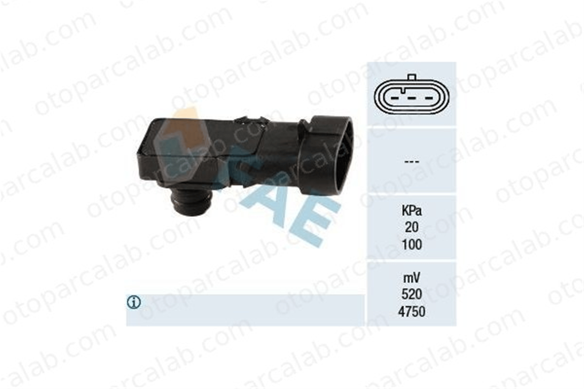 BRUCKE 8200719629 MAP Sensörü RENAULT CLIO II CLIO III 8200105165 223650035R