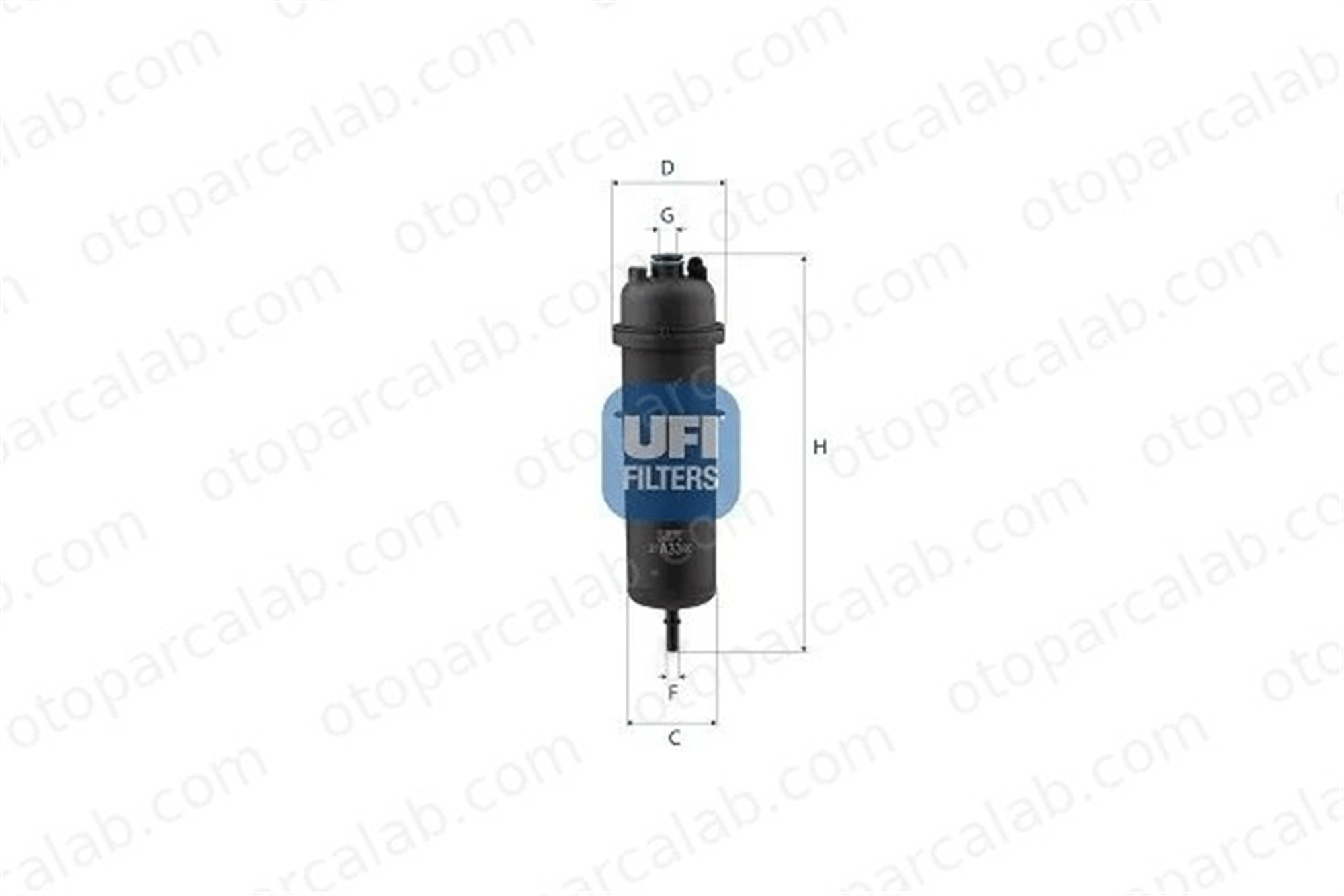 BSG 15-130-023 Yakıt Filtresi BMW 5 5 Touring 13328591019 13328582008
