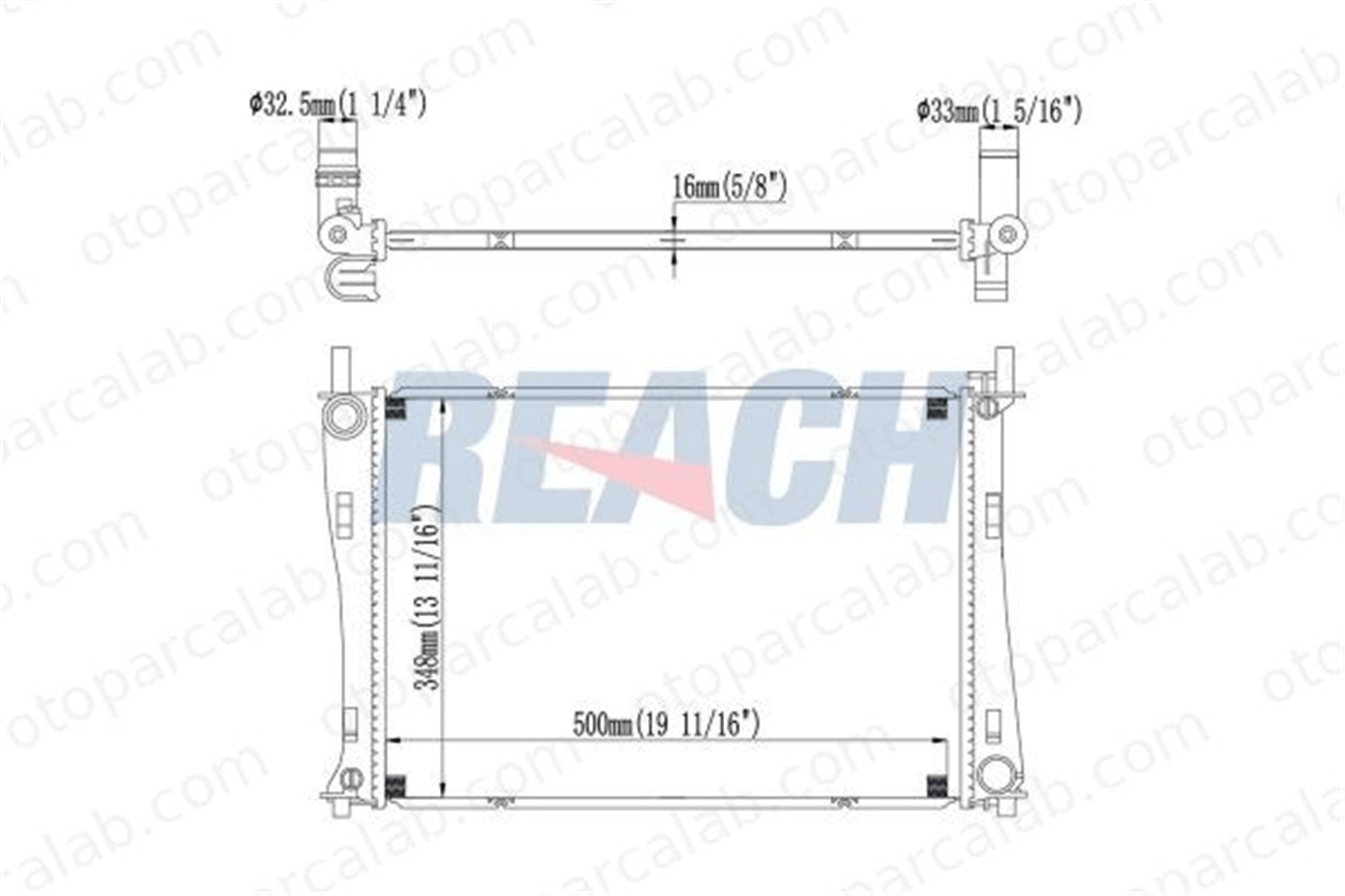BSG 15-520-032 Su Radyatörü BMW 5 5 Touring 4S6H8005DA 1141490