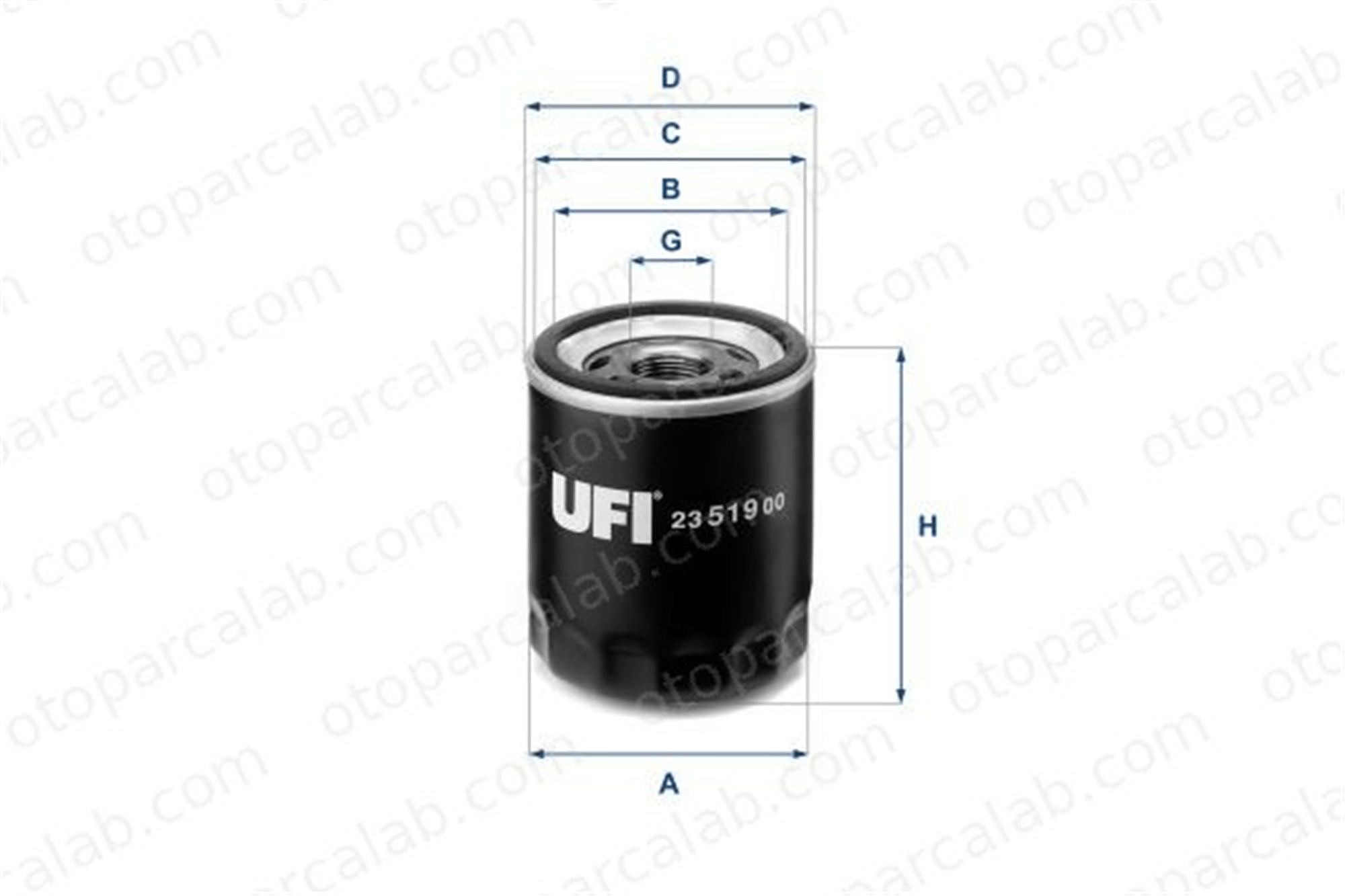 BSG 25-140-015 Yağ Filtresi DODGE JOURNEY AVENGER 4892339AA 50048919