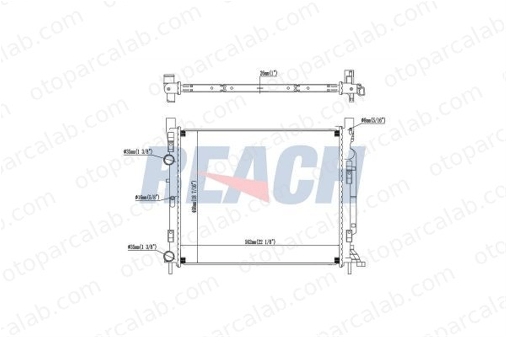 BSG 25-520-065 Su Radyatörü RENAULT KANGOO / GRAND KANGOO II KANGOO Express 4155000102 A4155000102