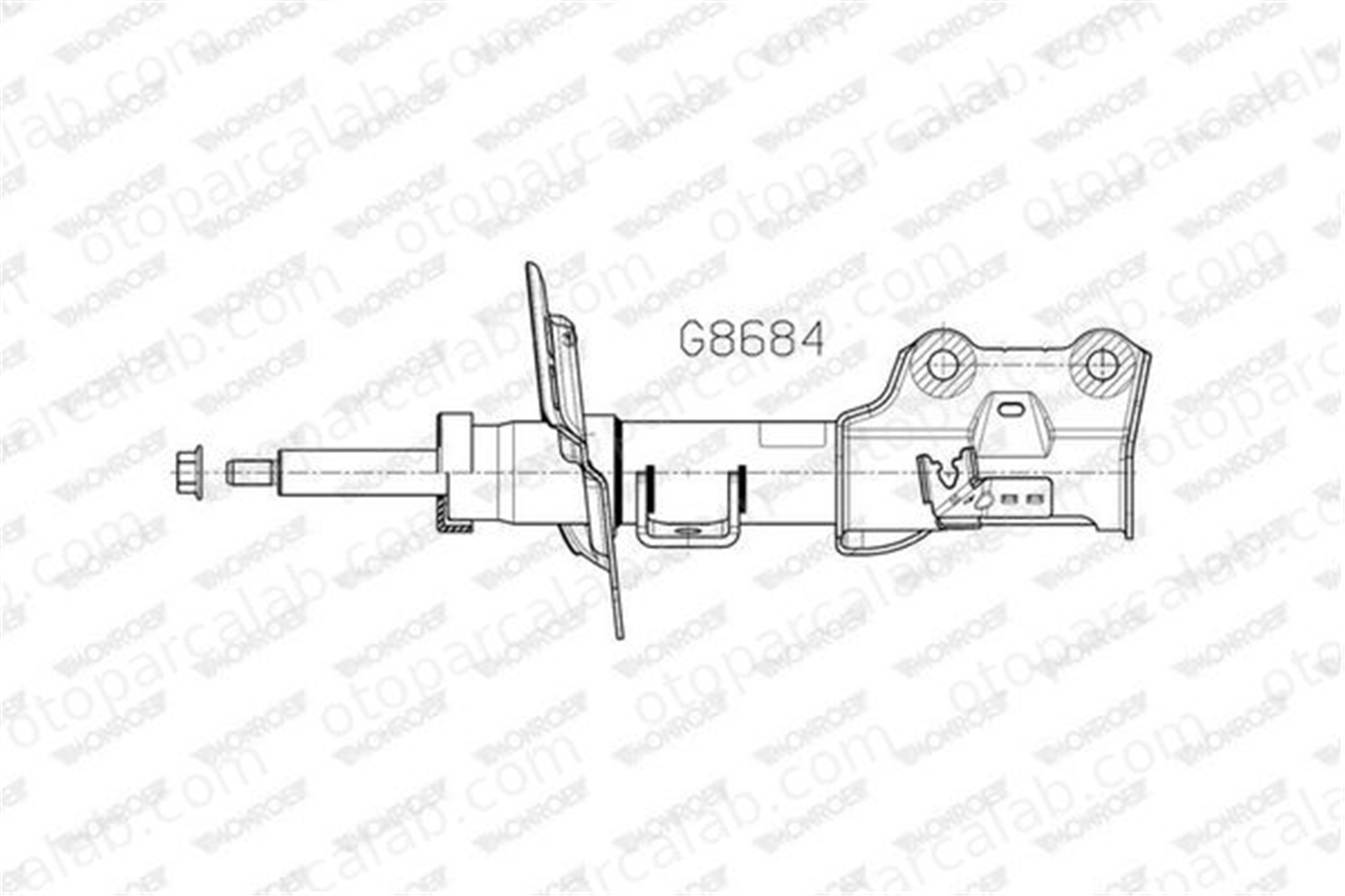 BSG 30-300-084 Amortisör Ön Sağ FORD FOCUS IV FOCUS IV Turnier JX6118045EBH 2200450