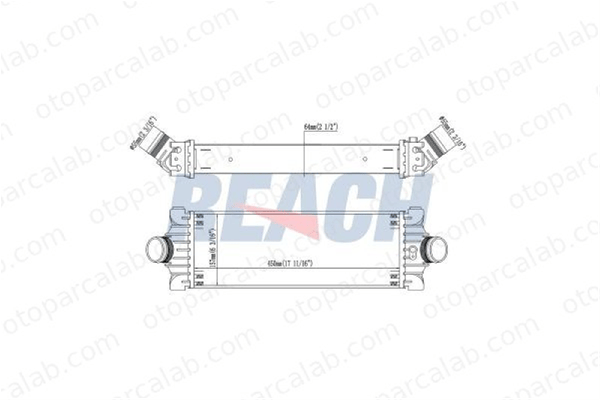 BSG 30-535-018 Turbo Radyatörü FORD TRANSIT Panelvan/Van TRANSIT Platform şasi CC119L440BF 1748579