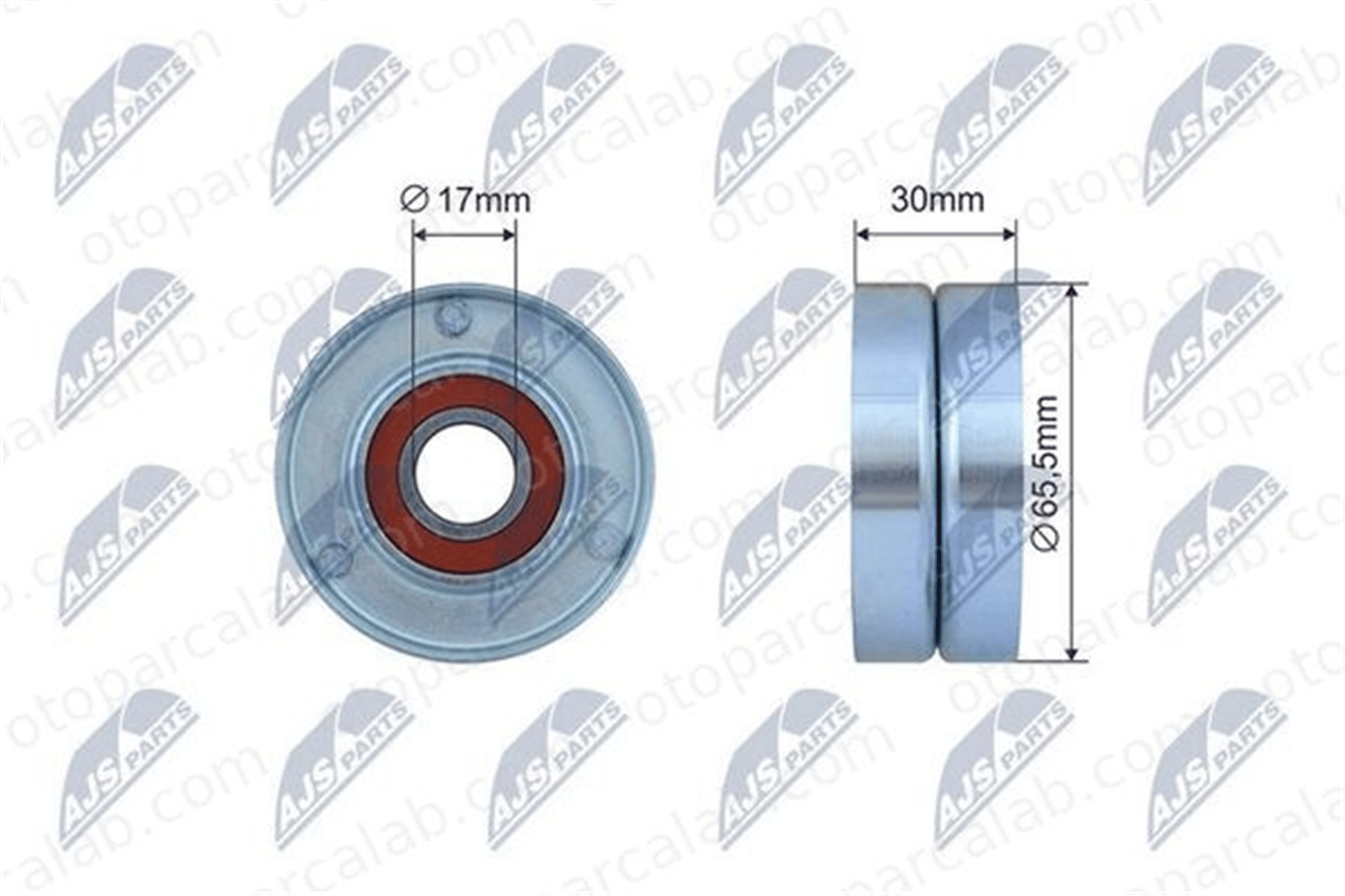 BSG 30-615-051 Vantilatör Kayış Gergi Rulmanı FORD TRANSIT Panelvan/Van TRANSIT Platform şasi BK3Q6A228BH 1766642