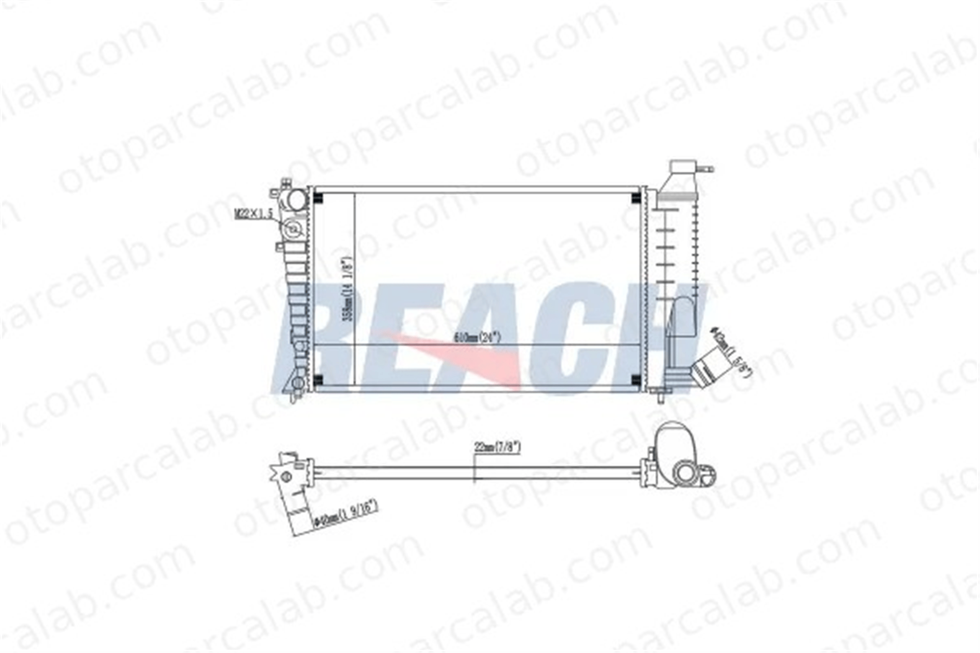 BSG 35-520-007 Su Radyatörü HONDA CIVIC VI Fastback CIVIC VI Aerodeck 133045 19010P01003