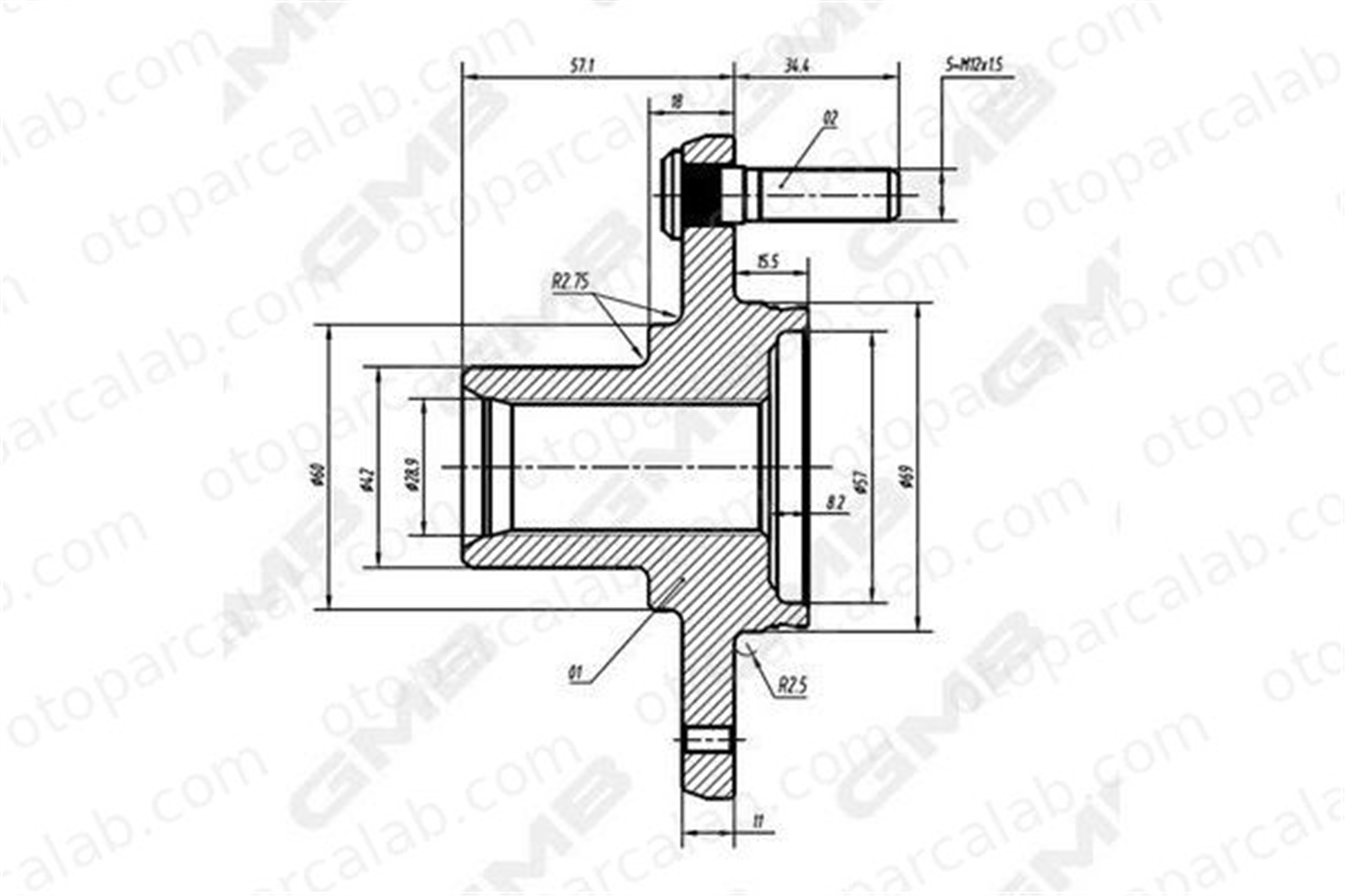 BSG 44-600-010 Porya Ön Sağ veya Sol HYUNDAI ELANTRA V Sedan VELOSTER 517501P000 51750A5000