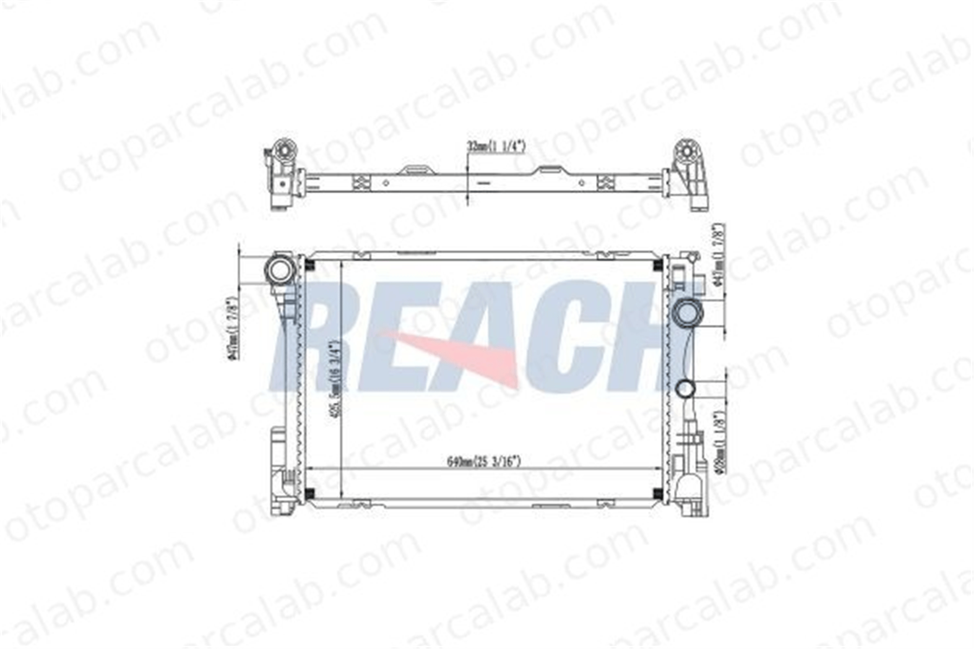 BSG 55-520-017 Su Radyatörü MERCEDES-BENZ E-SERISI E-SERISI T-Model A0995002503 995002503