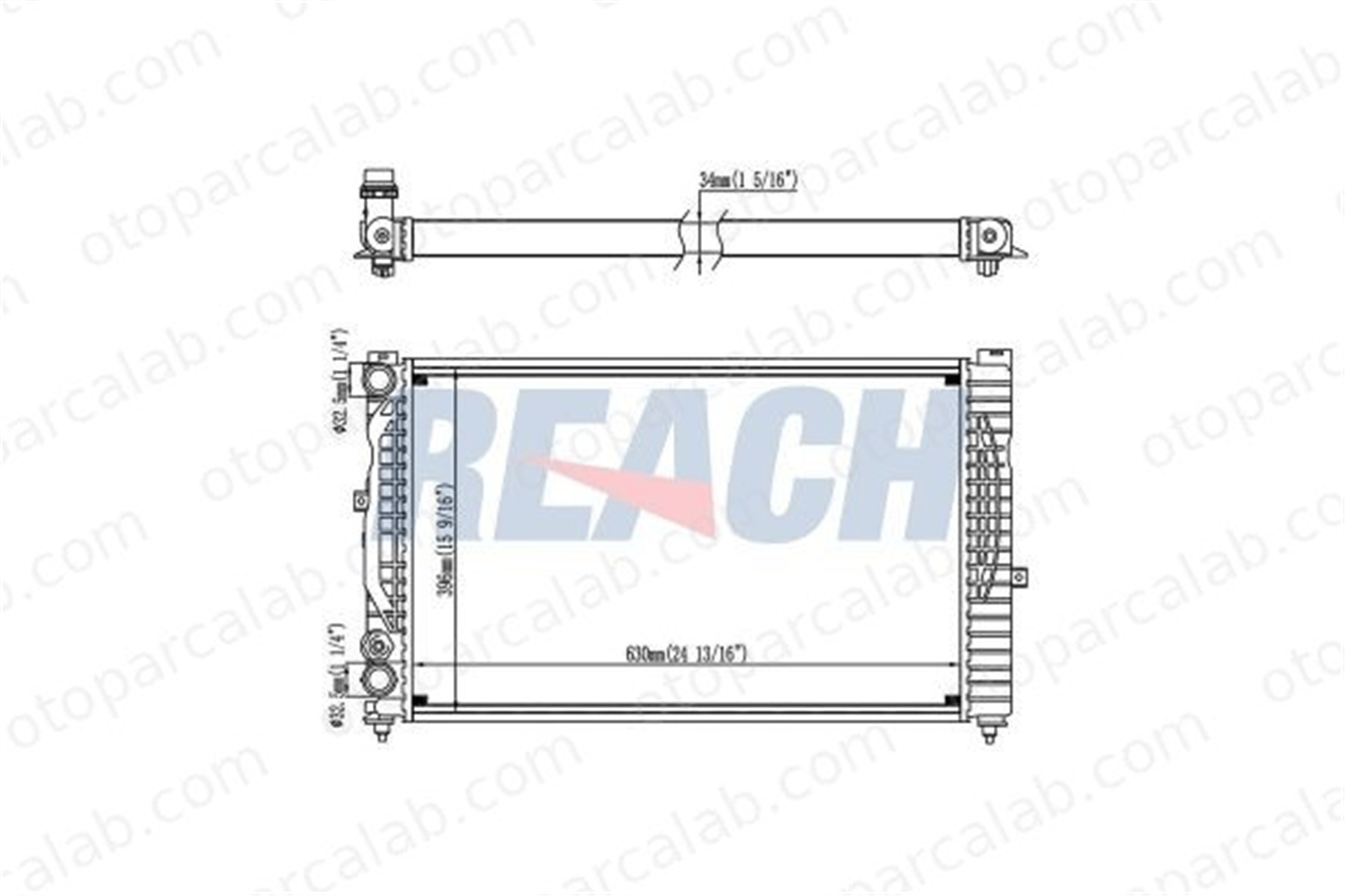 BSG 62-520-015 Su Radyatörü VW PASSAT B5 PASSAT B5 Variant 8D0121251AC 4B0121251G