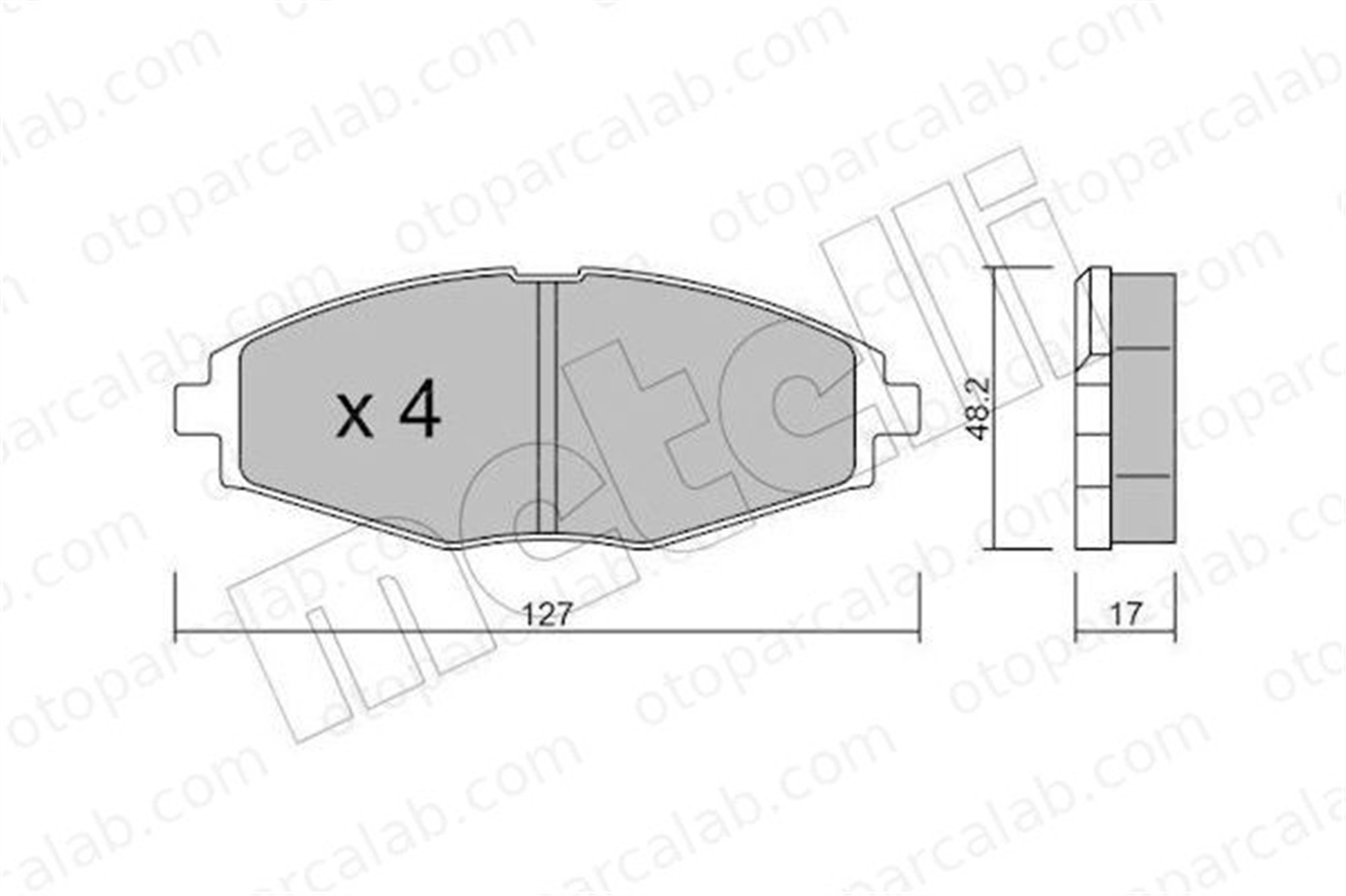 BSG 65-200-050 Fren Disk Balata Ön CHEVROLET MATIZ SPARK 96446176 96288629
