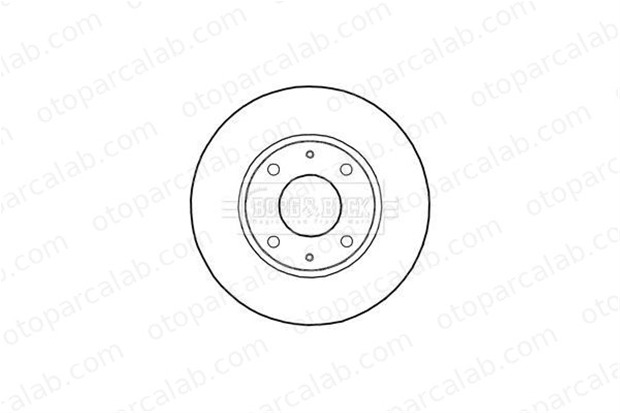 BSG 69-210-001 Fren Disk Ayna Ön Sağ ve Sol PROTON GEN 2 PERSONA Sedan PW823046