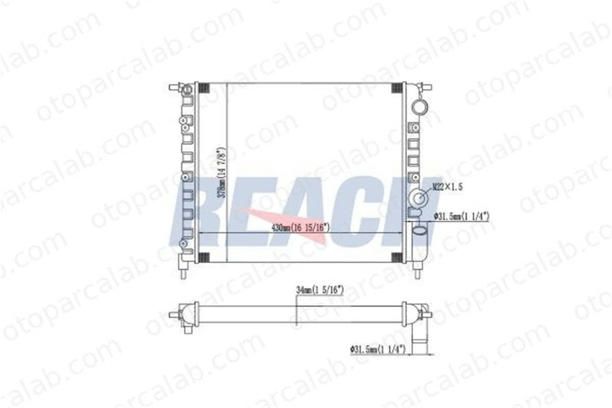 BSG 75-520-022 Su Radyatörü RENAULT CLIO I 21 Sedan 130001613020169029831890009097 7700784038