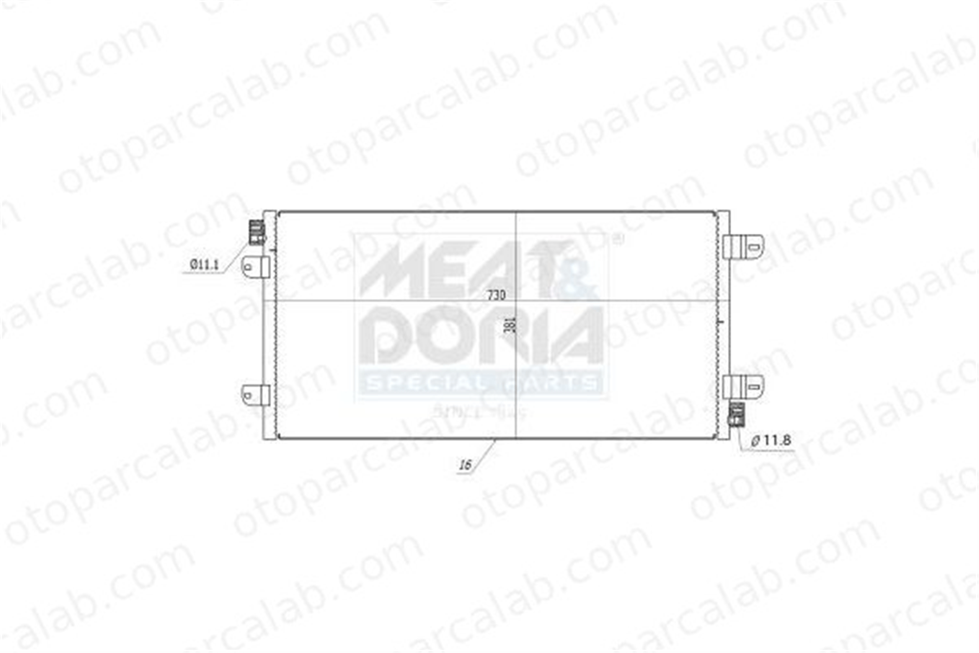 BSG 75-525-026 Klima Radyatörü OPEL MOVANO A Panelvan/Van MOVANO A Minibüs/Otobüs 7701057122 2765000QAN