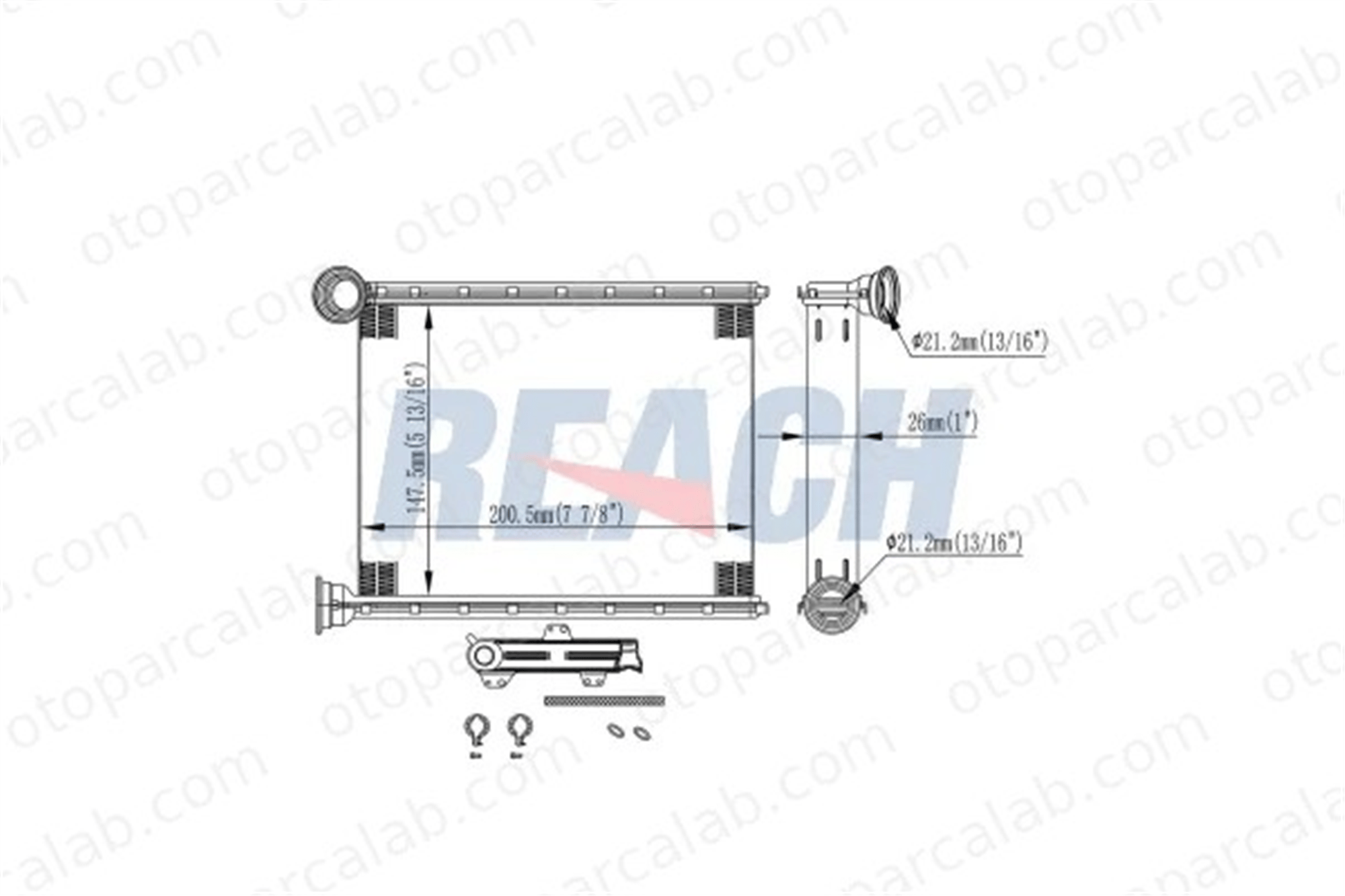 BSG 75-530-007 Kalorifer Radyatörü RENAULT MEGANE IV Hatchback MEGANE IV Grandtour 271154677R
