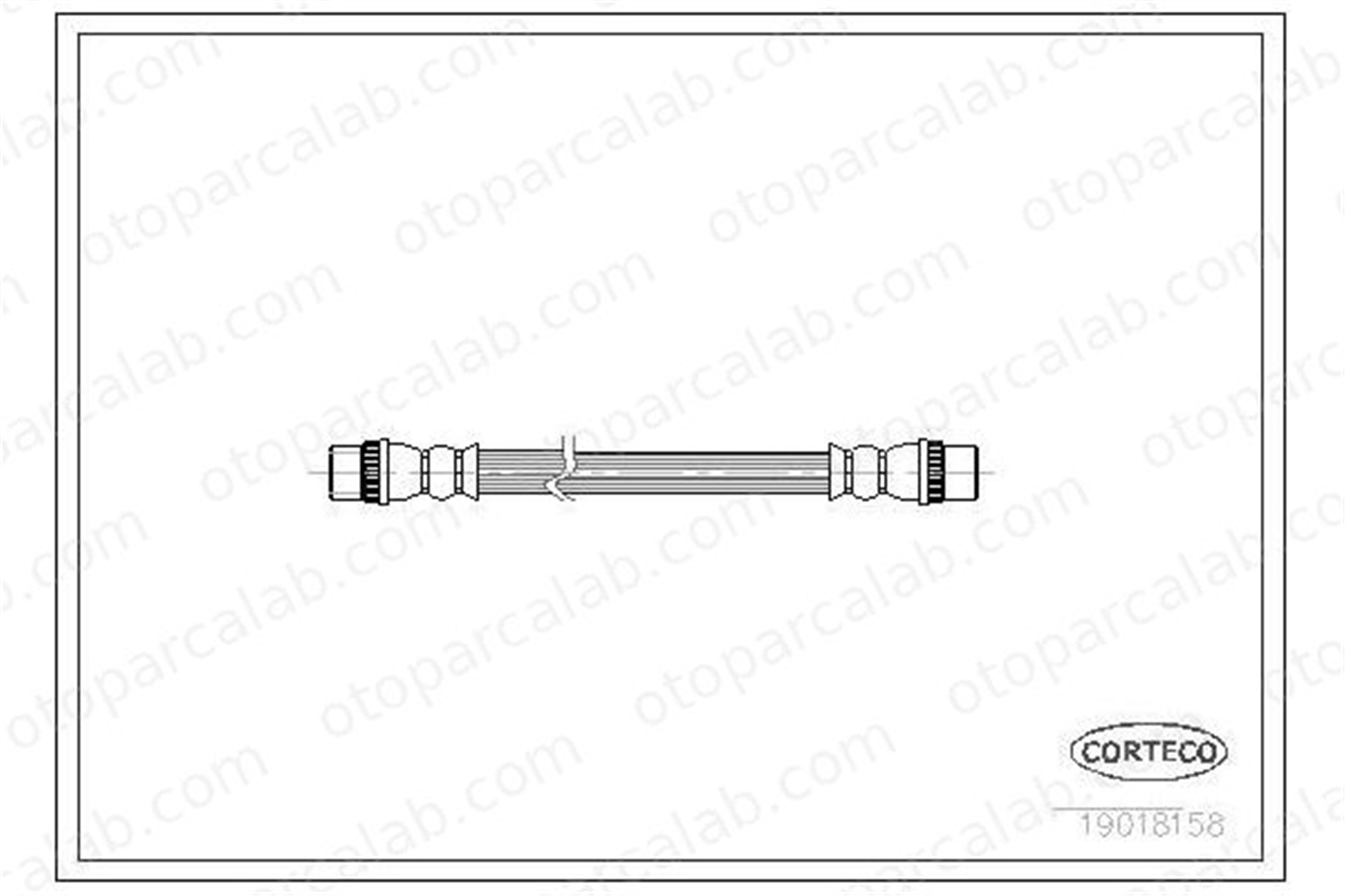BSG 75-730-009 Fren Hortumu Arka Sağ veya Sol PEUGEOT 405 I RENAULT ESPACE III 8200249251 480640