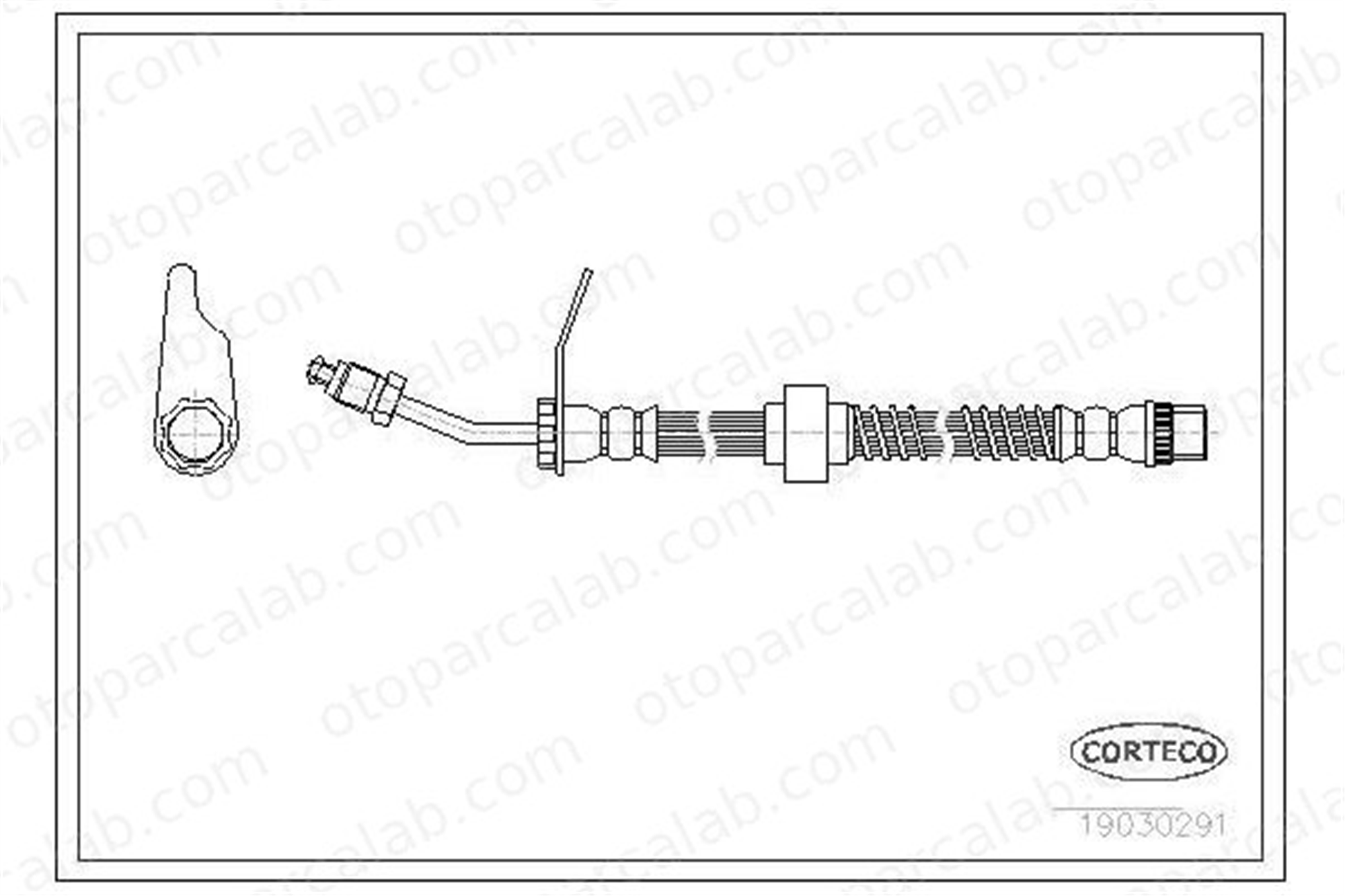 BSG 75-730-026 Fren Hortumu Ön Sağ veya Sol OPEL MOVANO A Panelvan/Van MOVANO A Minibüs/Otobüs 8200057462 4620100QAD