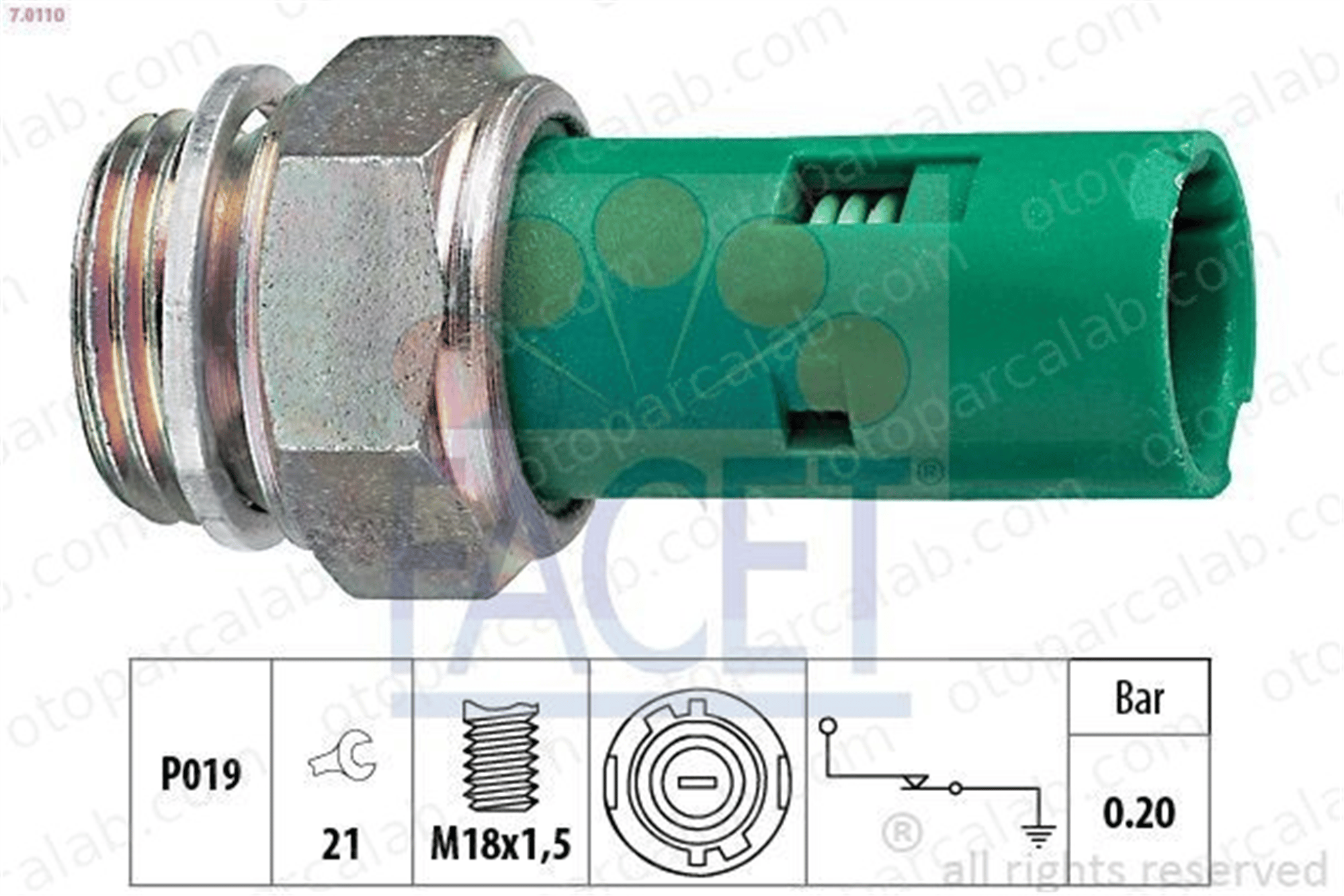 BSG 75-840-028 Yağ Müşürü RENAULT 19 II Chamade 19 I 7700834918 M851148
